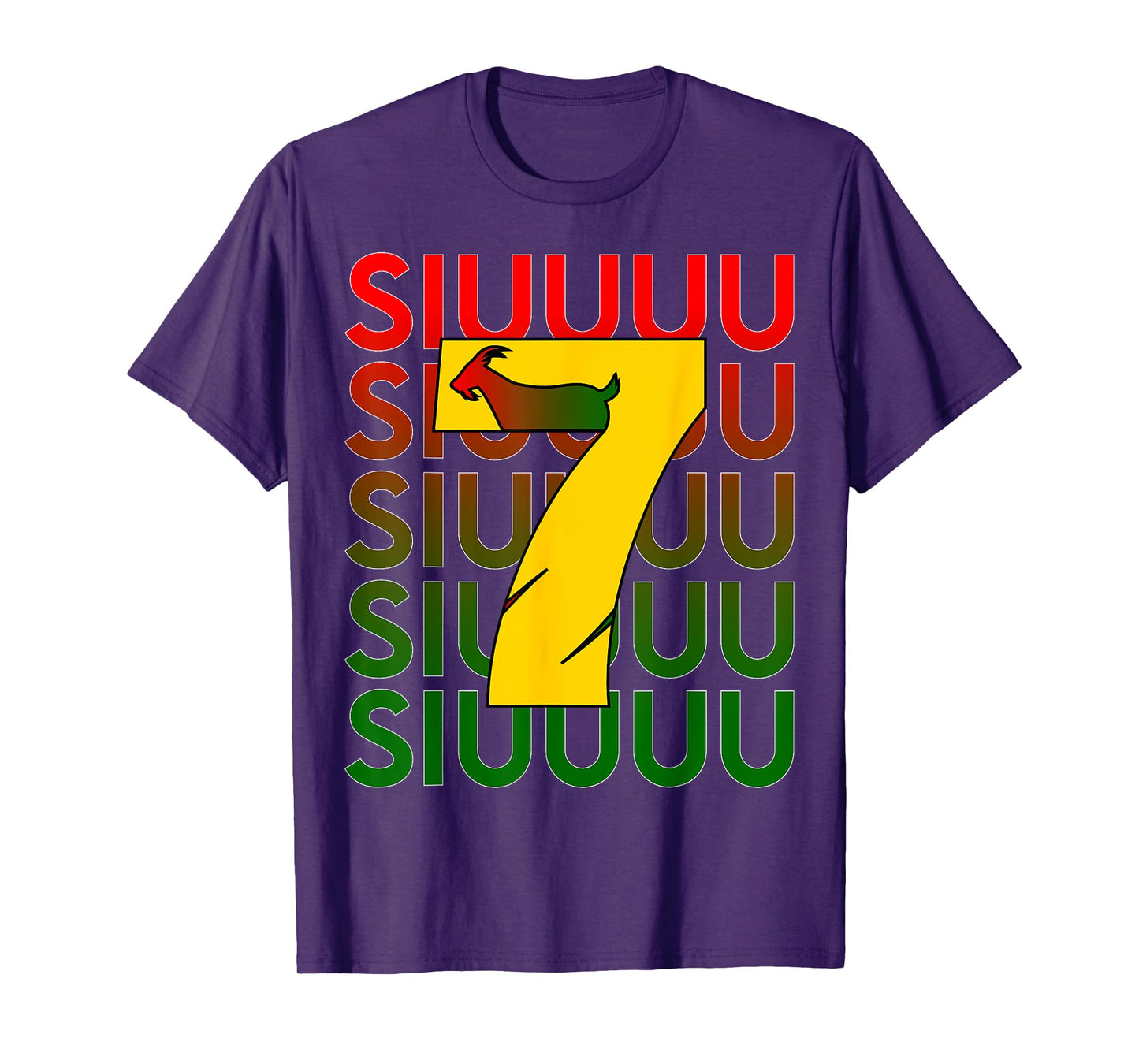 Siuuuu Goat Soccer Boys Men Women Soccer Player T-Shirt