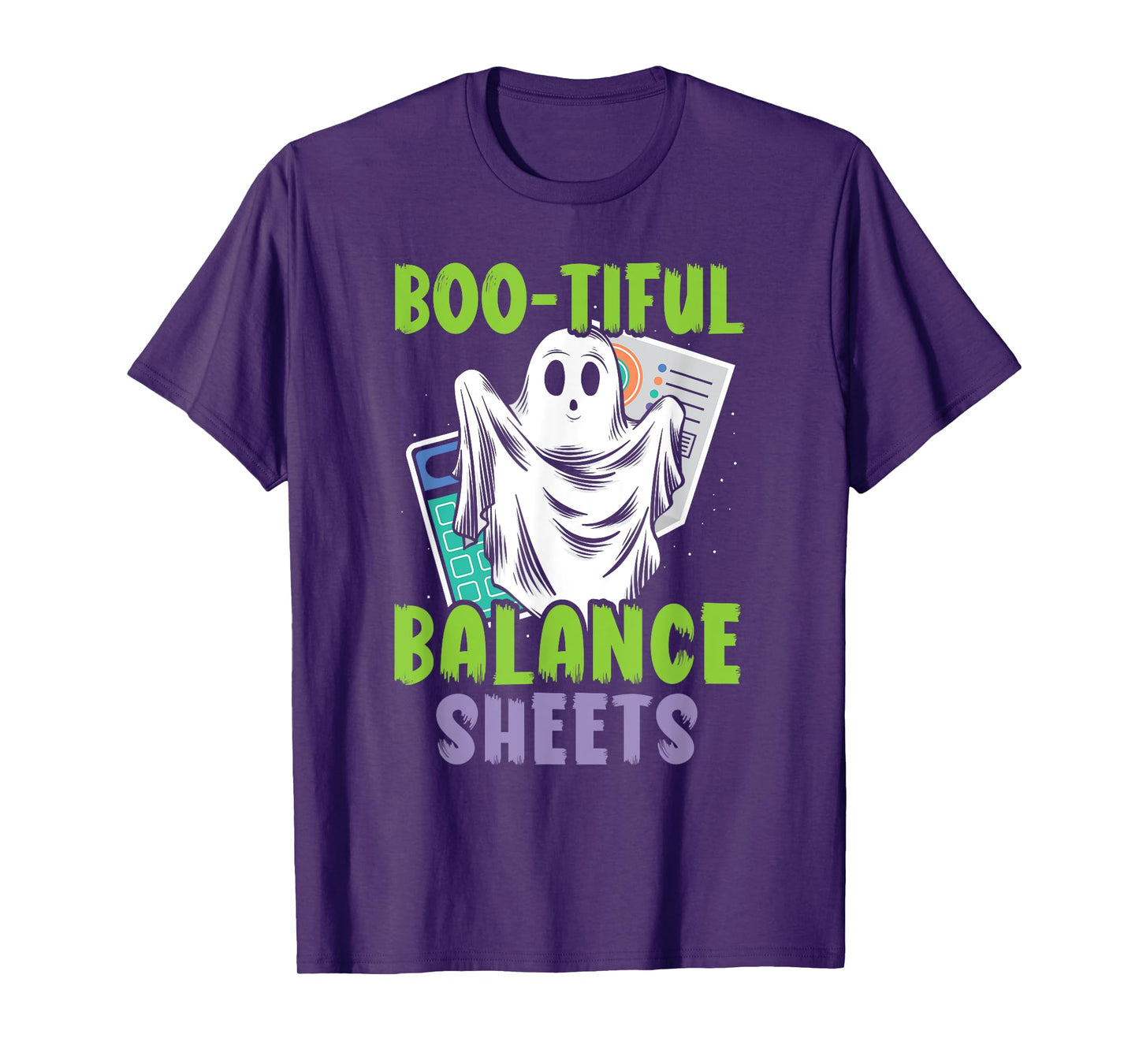 Boo-tiful Balance Sheets Scary Accountant Halloween T-Shirt