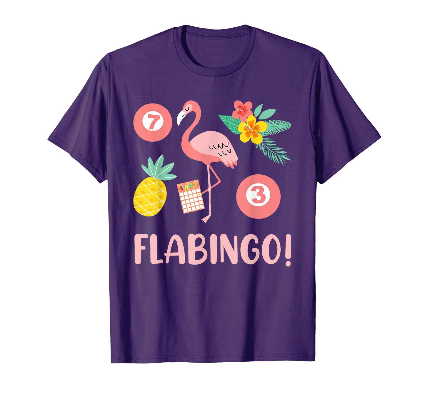 Bingo Player FLABINGO Bingo Lover Flamingo Bingo Mom T-Shirt
