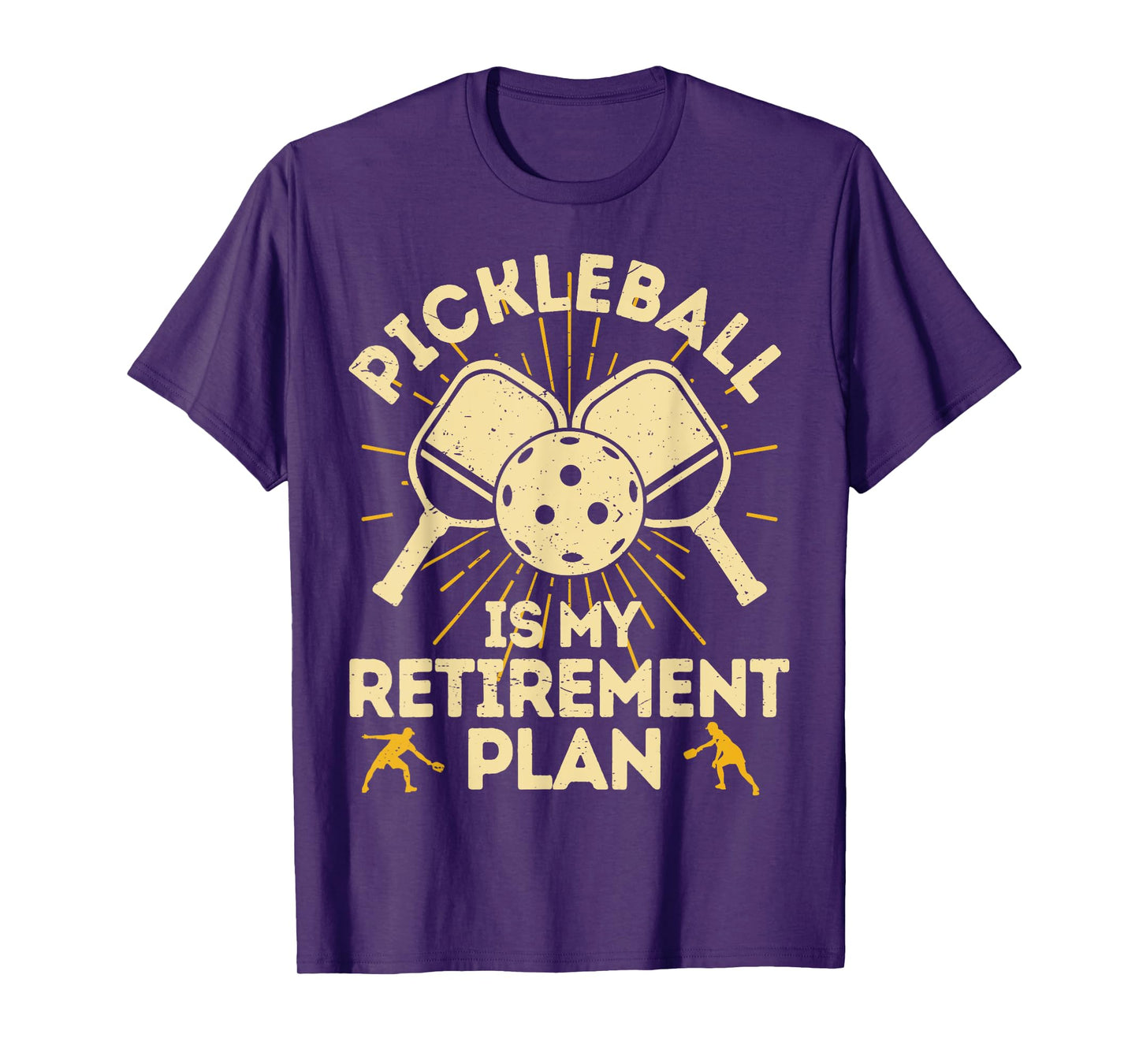 Funny Pickleball My Retirement Plan Vintage Women Player T-Shirt