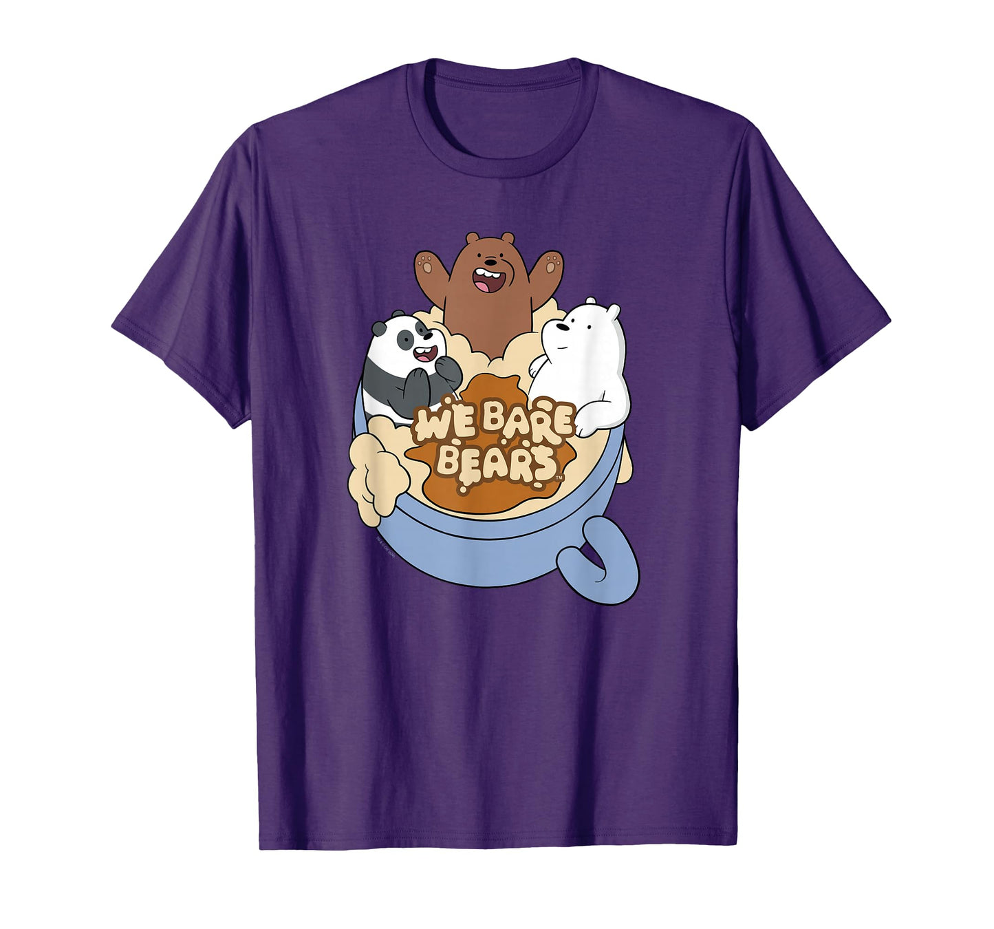 We Bare Bears Full Of Bears Cup Cute Cartoon T-Shirt