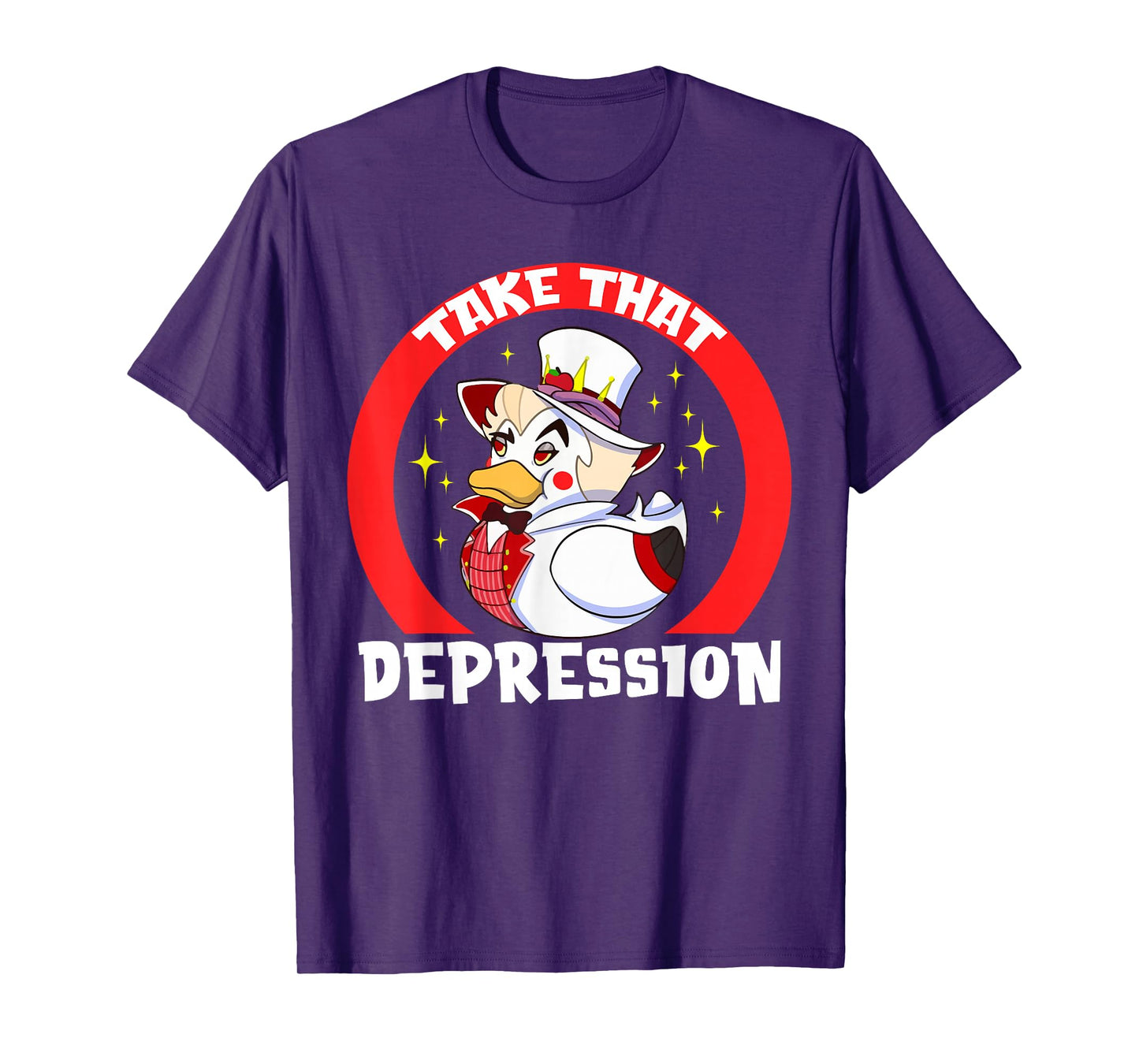 Take That Depression T-Shirt - Unisex-Adults, Black, Small