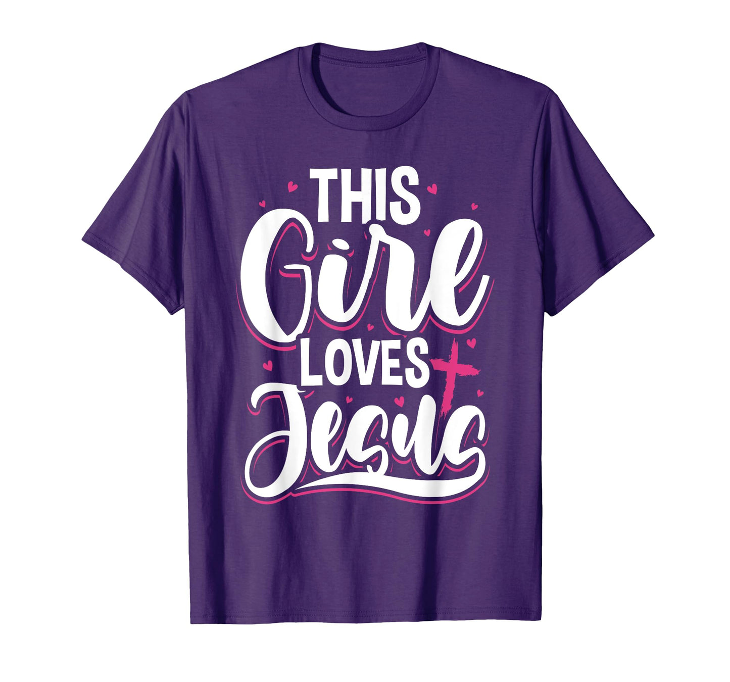 This Girl Loves Jesus For Christian Teen Kid Cool Women T-Shirt