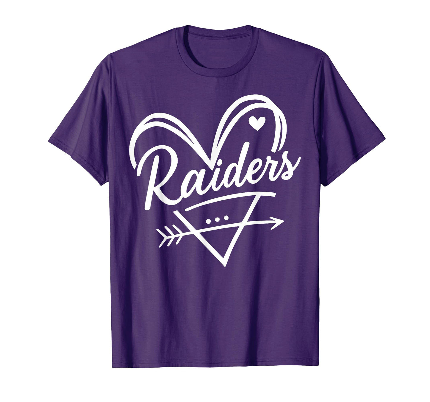 Retro Raiders Heart Graphic Gift for Men Women Kid Boy Girl T-Shirt
