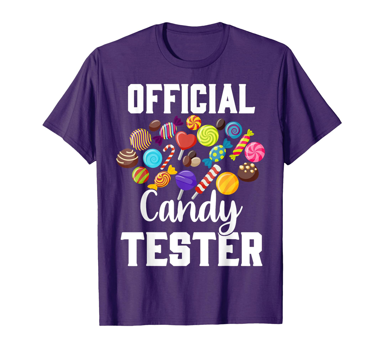 Official Candy Tester Halloween Costume Boys Girls Kids T-Shirt