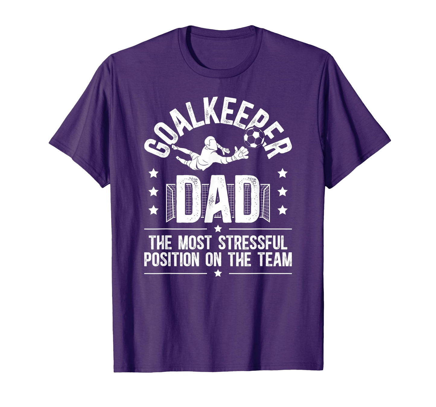 Funny Soccer Goalkeeper Dad Of A Soccer Goalie Father T-Shirt