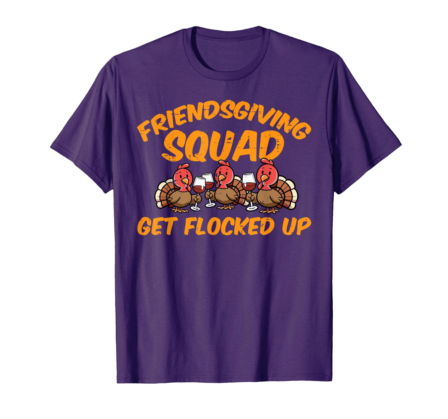 Thanksgiving Friendsgiving Squad Turkey Friends Men Women T-Shirt
