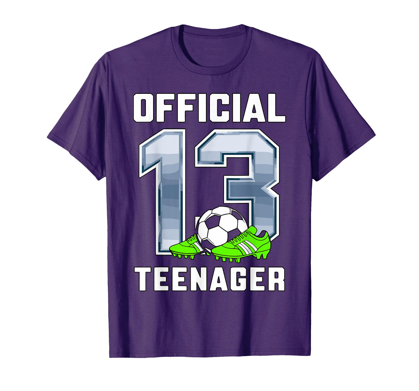 Official Teenager 13th Brithday Party Soccer Theme 13 Years T-Shirt