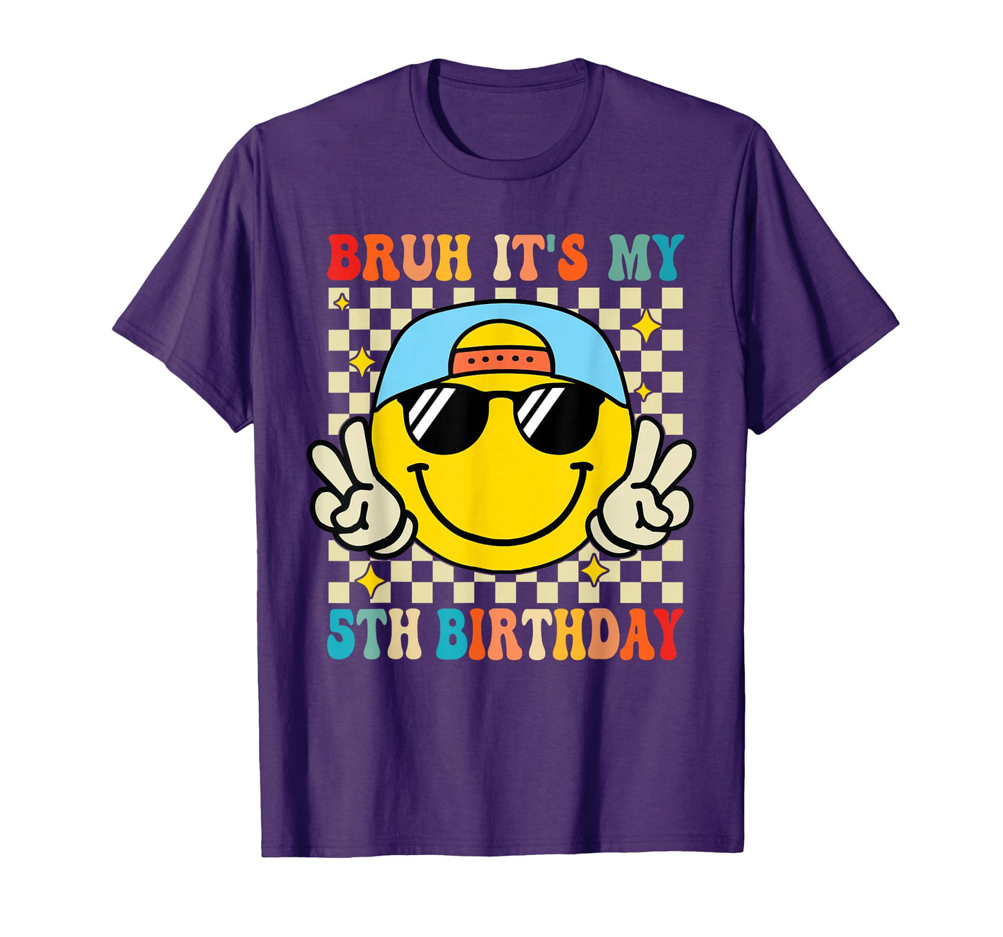 Bruh It's My 5th Birthday 5 Year Old Birthday Boys Girls T-Shirt