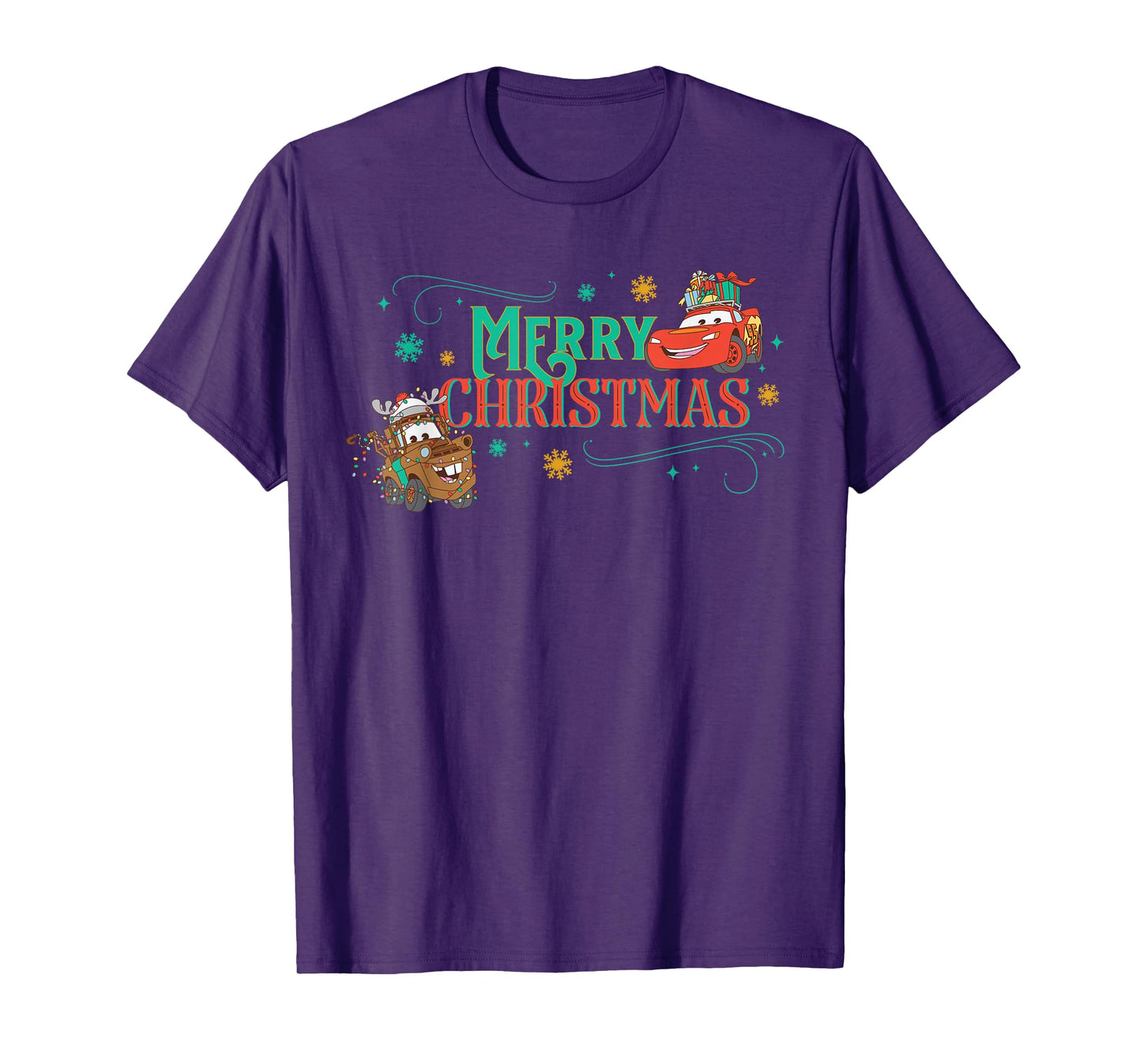 Disney and Pixar's Cars Merry Christmas Holiday Pals T-Shirt