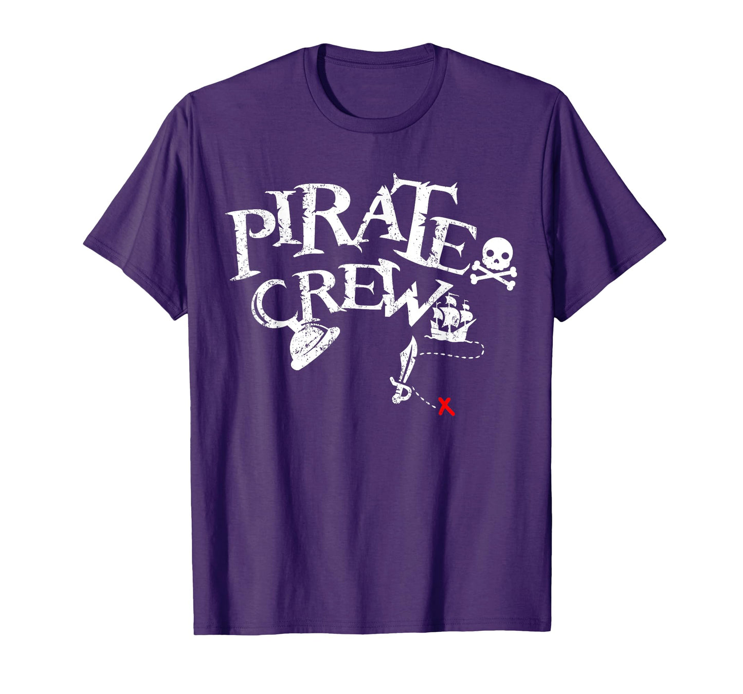 Pirate Crew Funny Halloween Matching Costume Party Men Boys T-Shirt