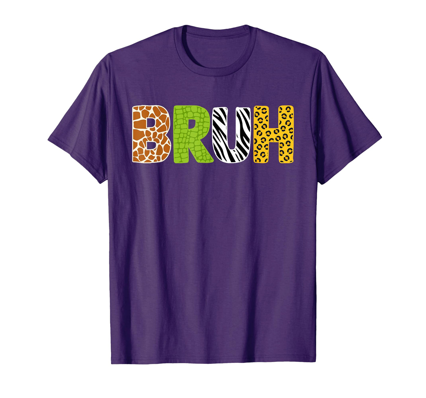 Funny Bruh Safari Animals Wildlife Jungle Zookeeper Boy Kids T-Shirt