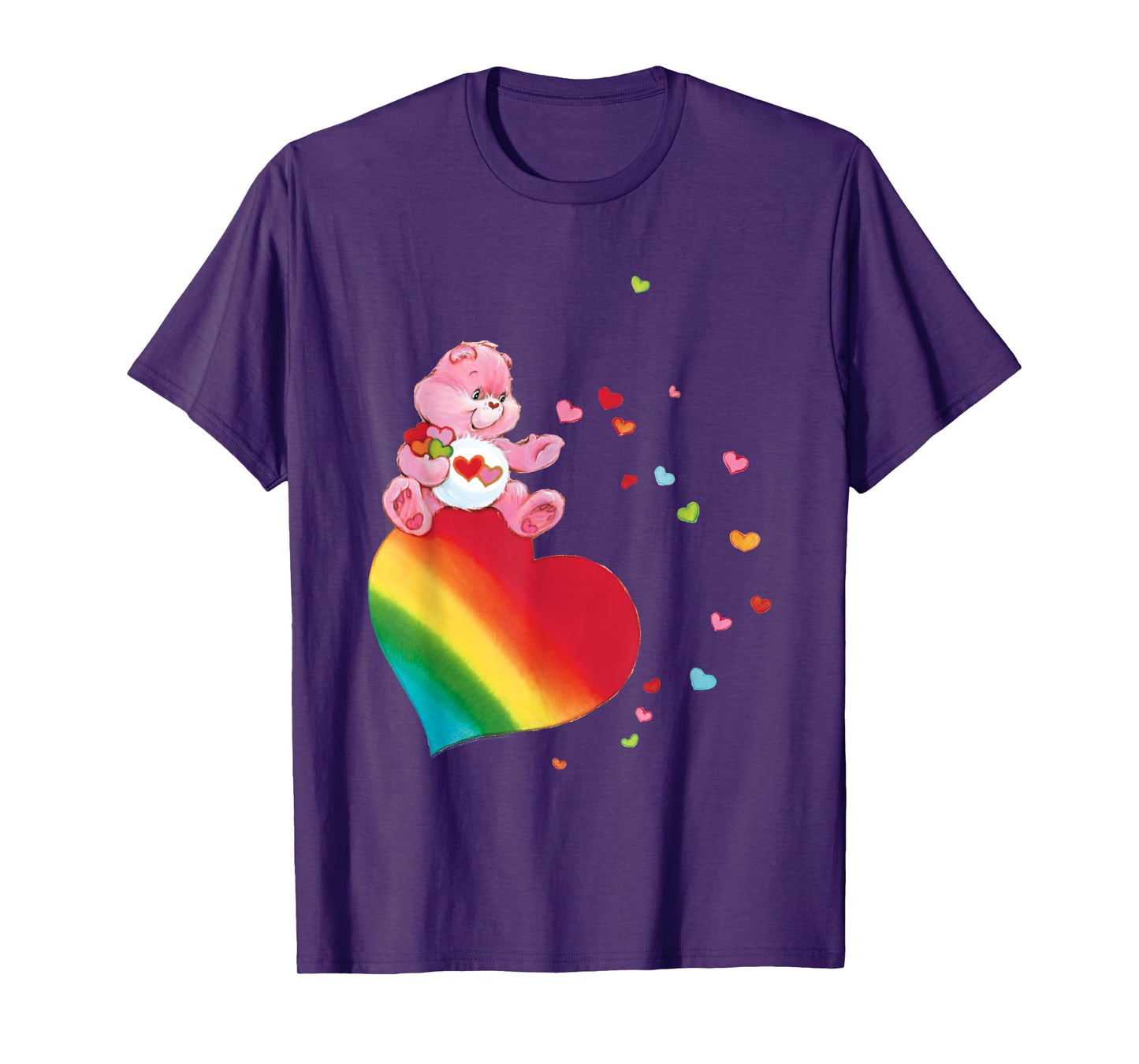 Care Bears Rainbow Heart Love Shower T-Shirt