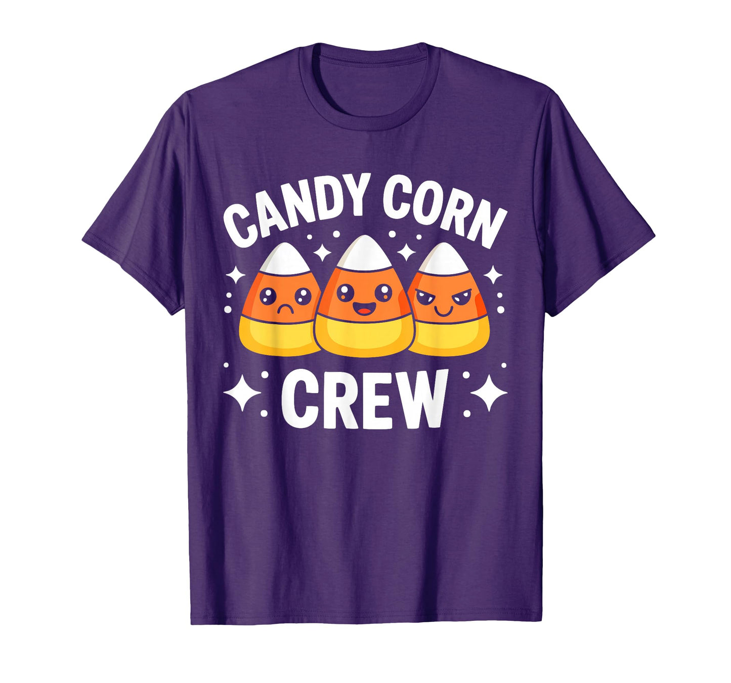 Candy Corn Crew Shirt Adult Kids Men Women Halloween Costume T-Shirt
