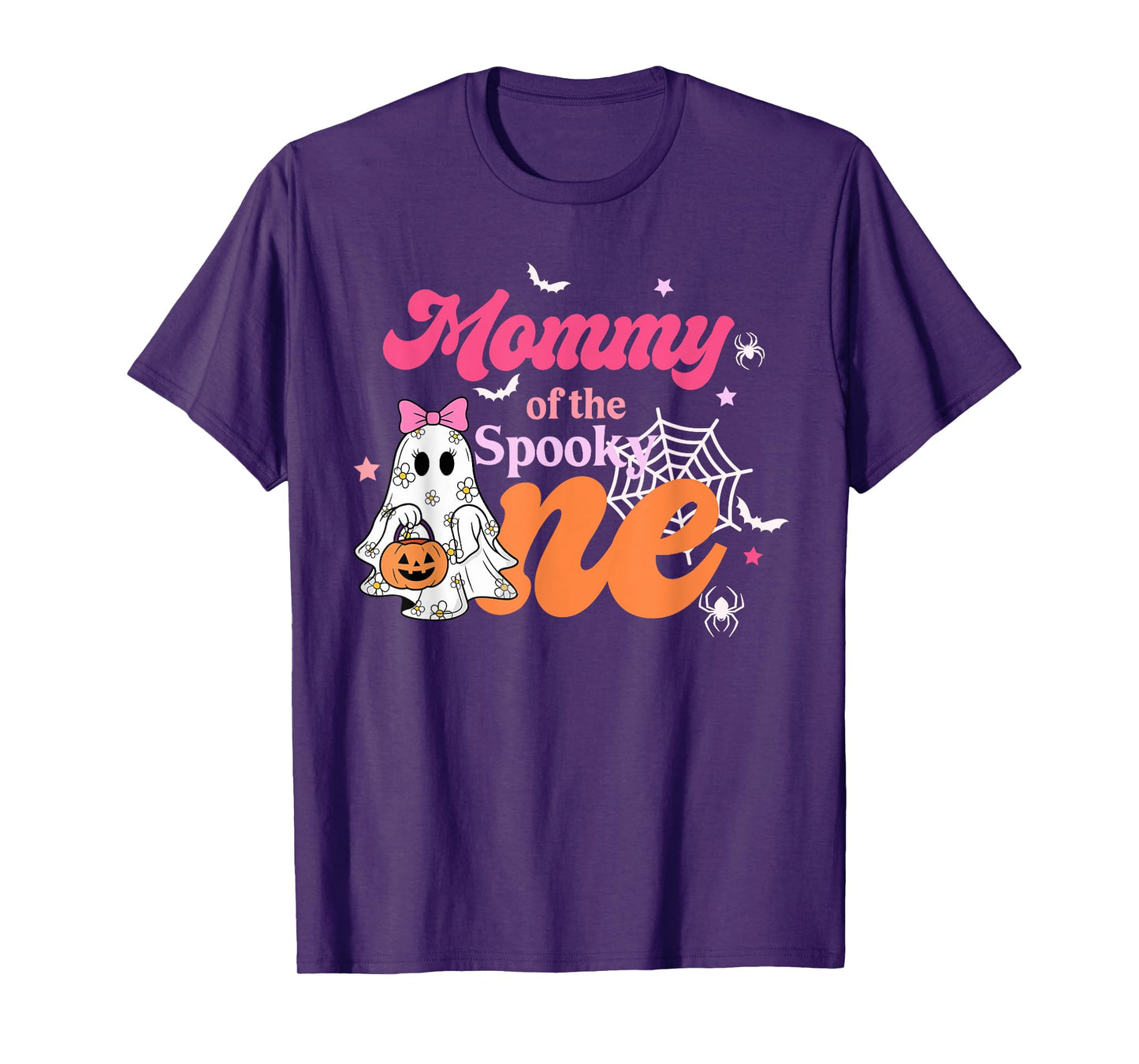 Mommy of The Spooky One 1st Birthday Girl Halloween Family T-Shirt
