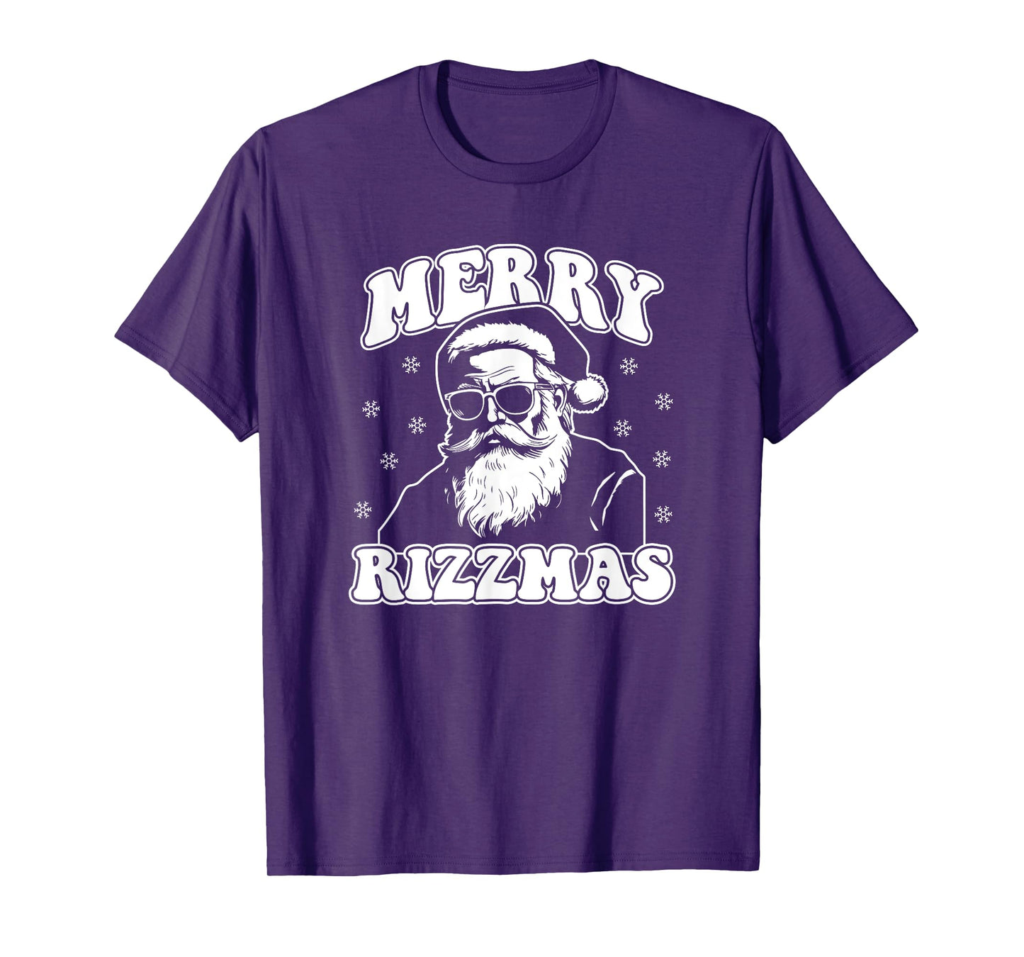 Merry Rizzmas Funny Christmas Rizz Santa Claus Rizzler T-Shirt