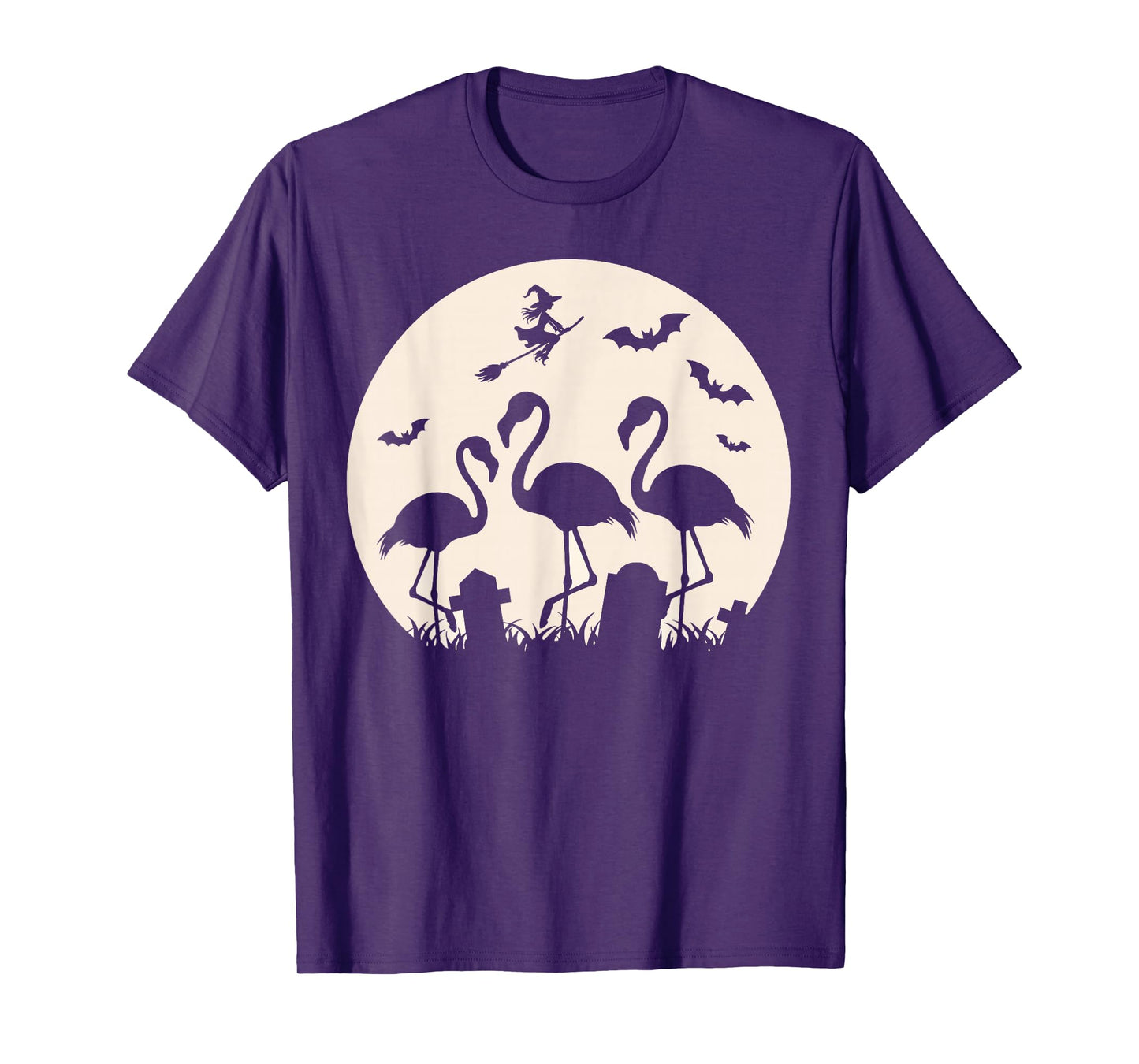Spooky Flamingos For Halloween Flamingo Women T-Shirt