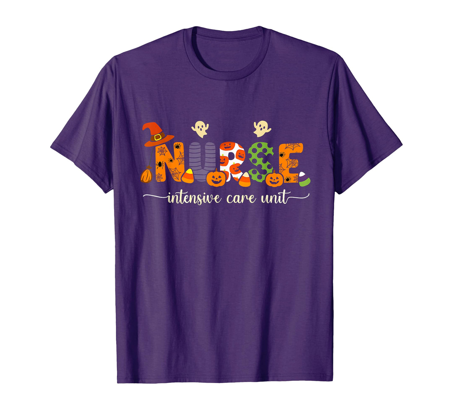 Halloween Nurse Nursing Cute Health Worker Halloween Funny T-Shirt