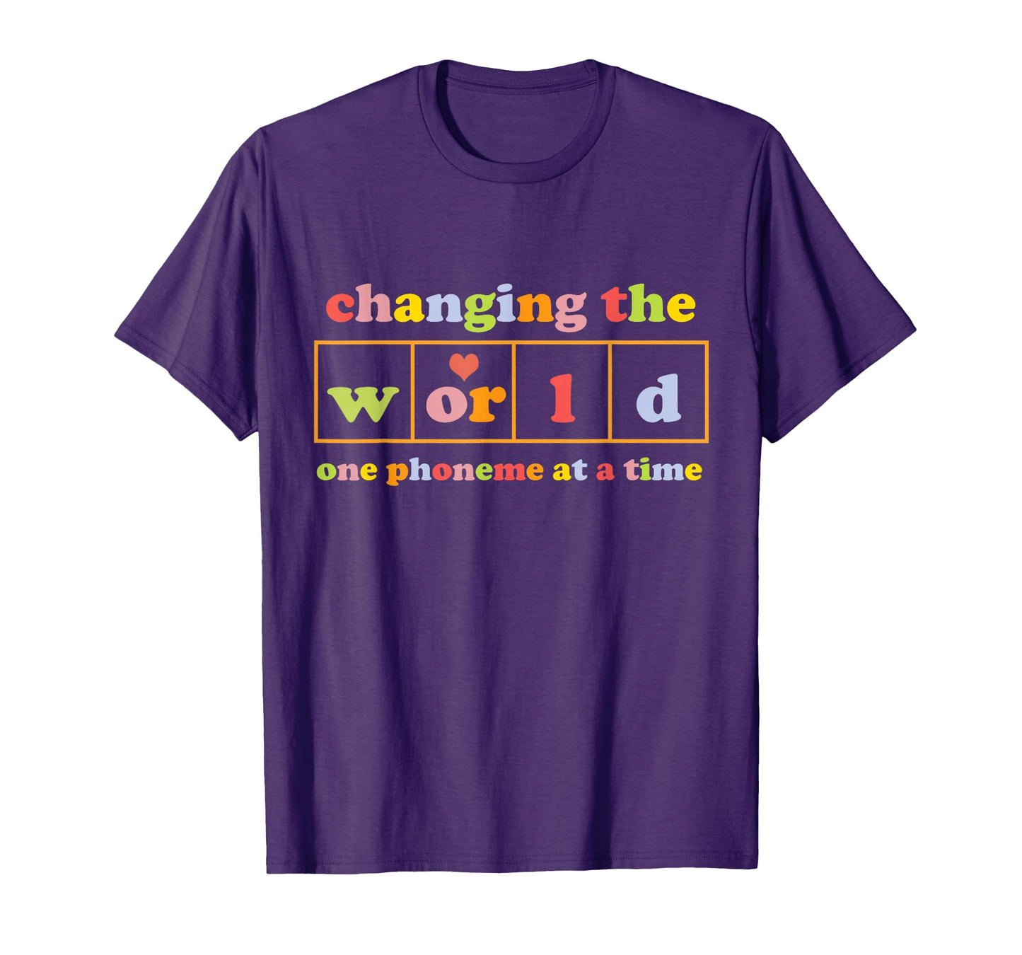 changing the world one phoneme at a time Retro funny T-Shirt, Small, Black