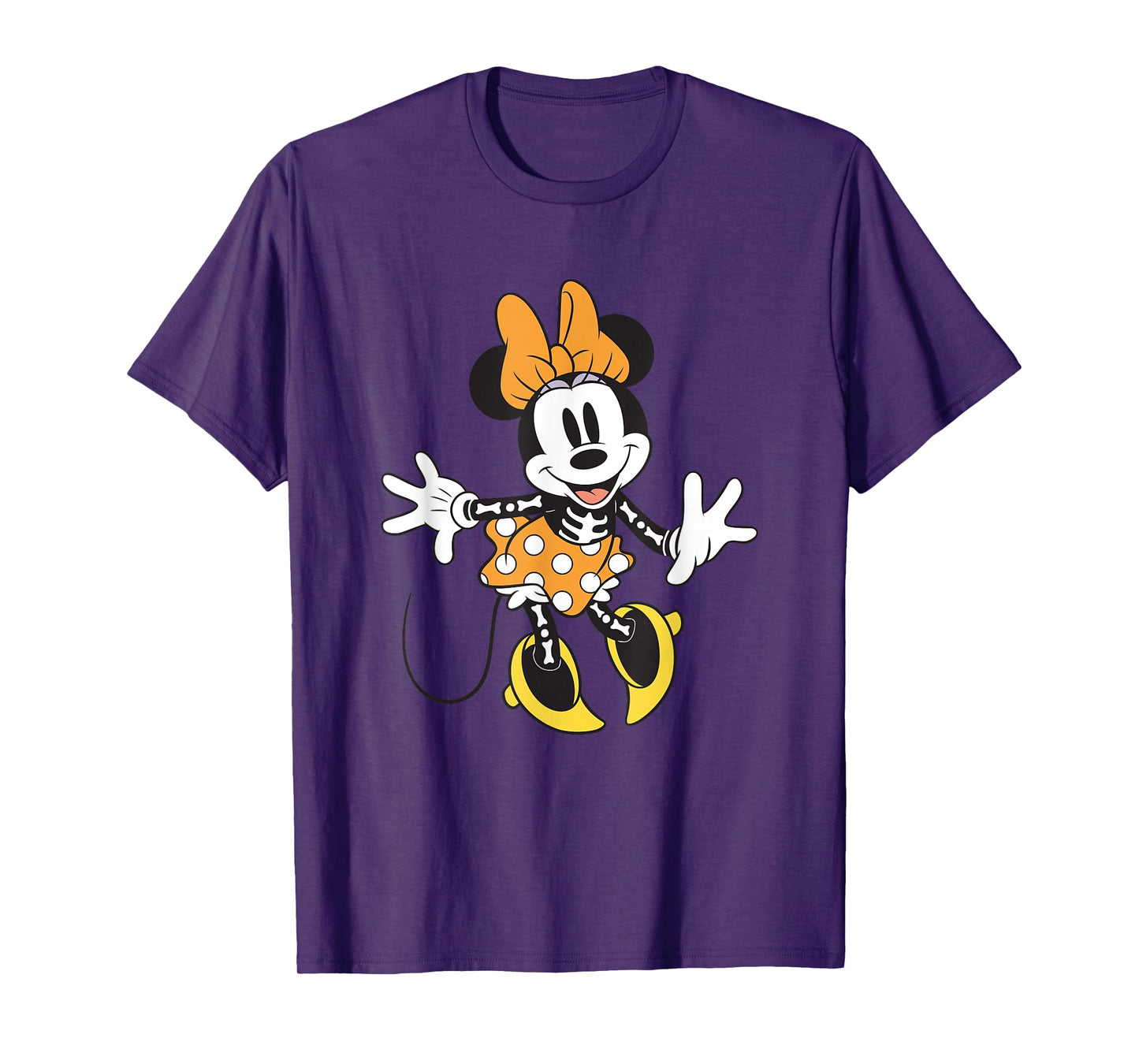 Disney Mickey and Friends Minnie Skeleton Costume Halloween T-Shirt