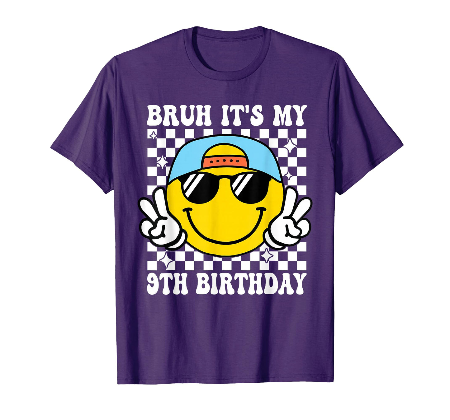 Bruh It's My 9th Birthday 9 Year Old Birthday Boys Girls T-Shirt