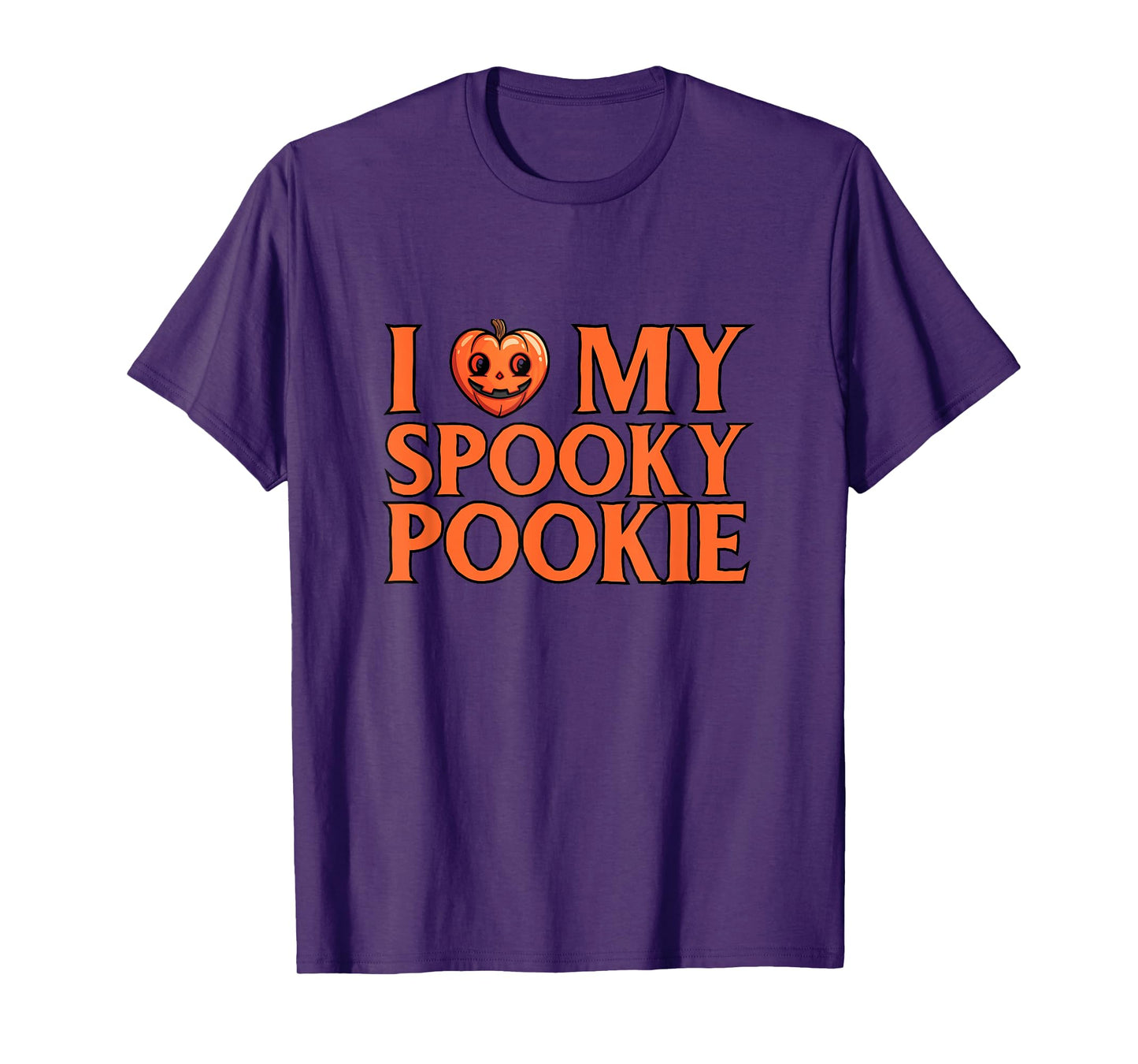 I Love My Spooky Pookie Funny Couples Costume for Halloween T-Shirt