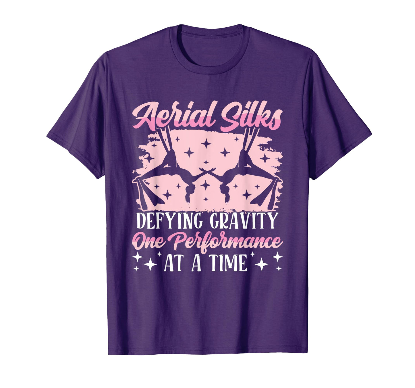 Aerial Silks yoga Defying Gravity Aerialist Aerial Silks T-Shirt