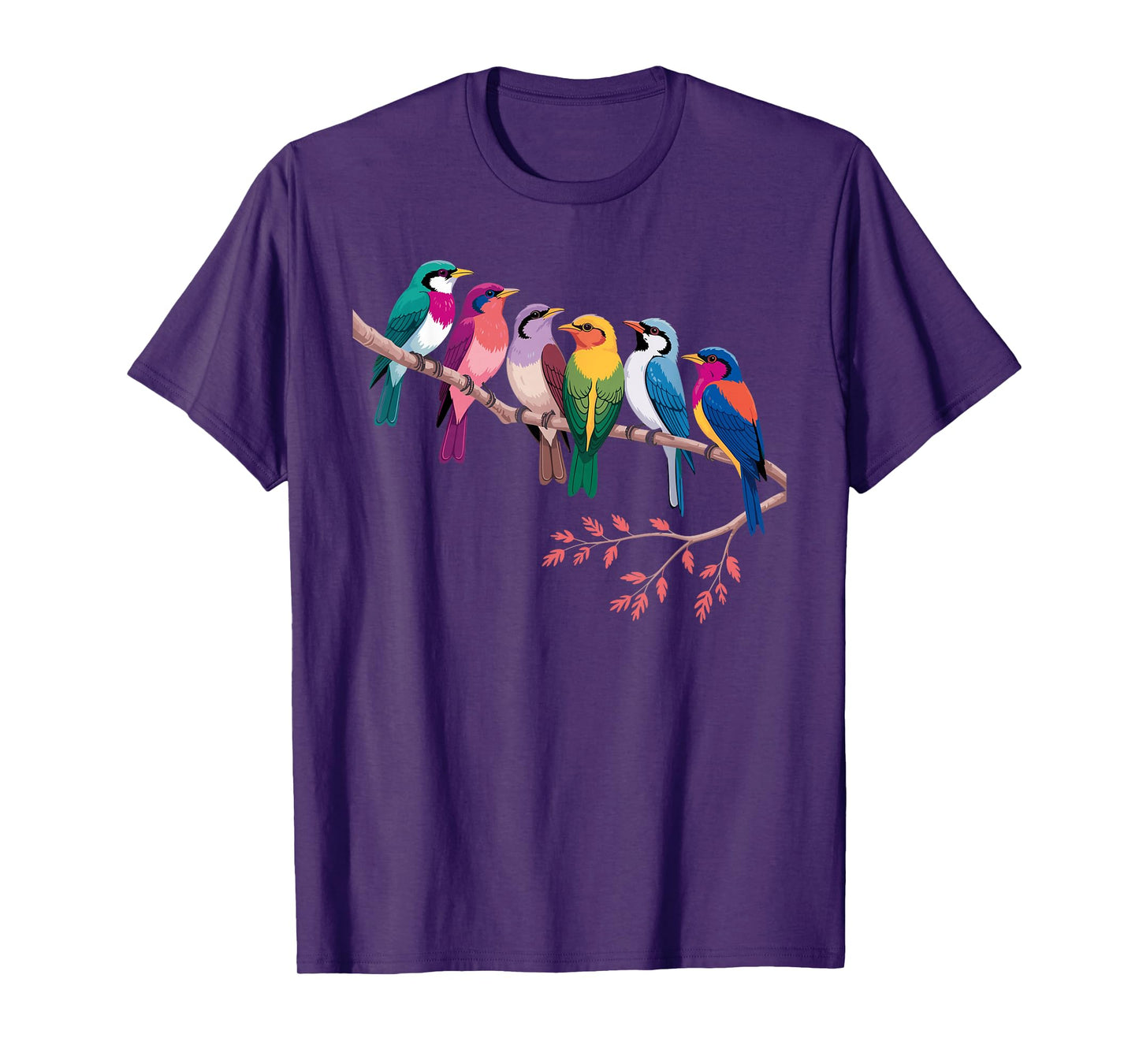Funny Bird Art for Men Women Kids Birding Nerd Bird Watcher T-Shirt