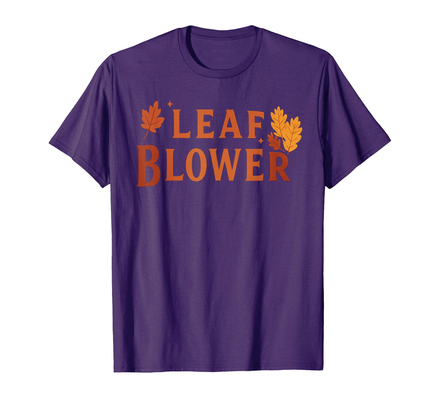 Funny Leaf Blower Fall Costume Couple Halloween Matching T-Shirt