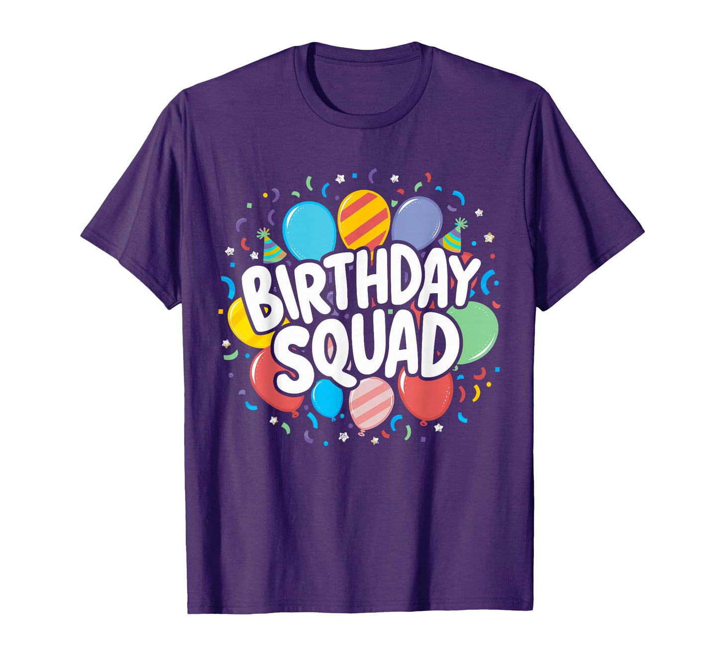 Birthday Squad Matching Birthday Crew Party T-Shirt