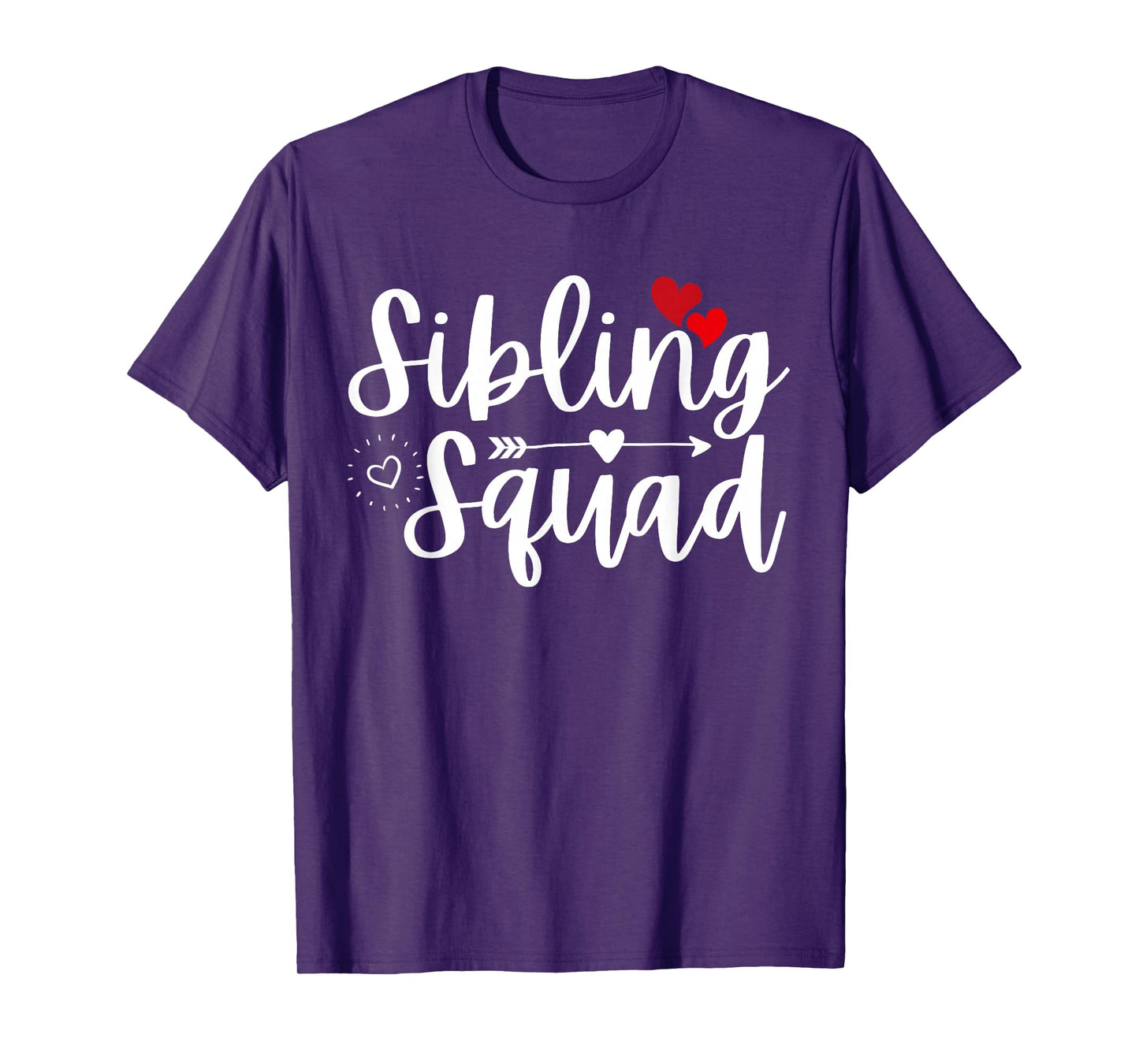 Funny Sibling Squad Family Matching Sister Brother Siblings T-Shirt