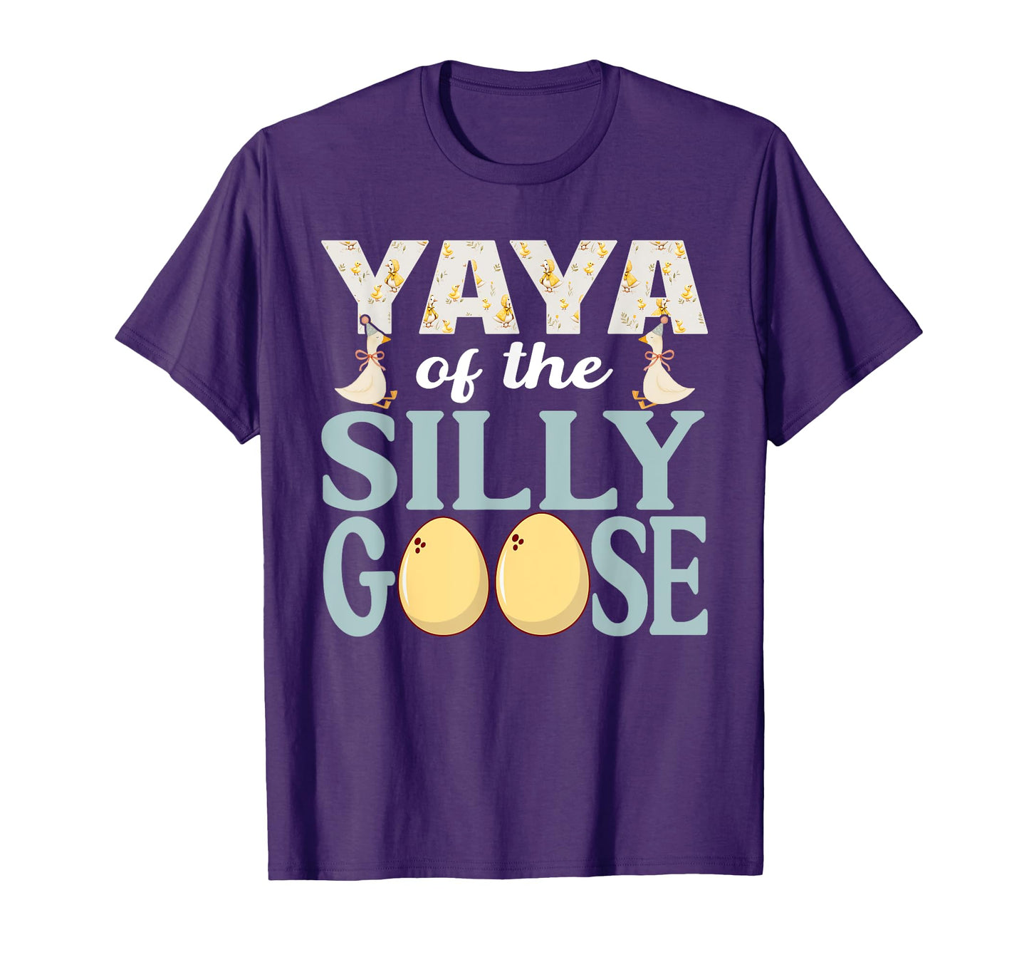 Yaya Goose On The Loose Funny Birthday Matching Family T-Shirt