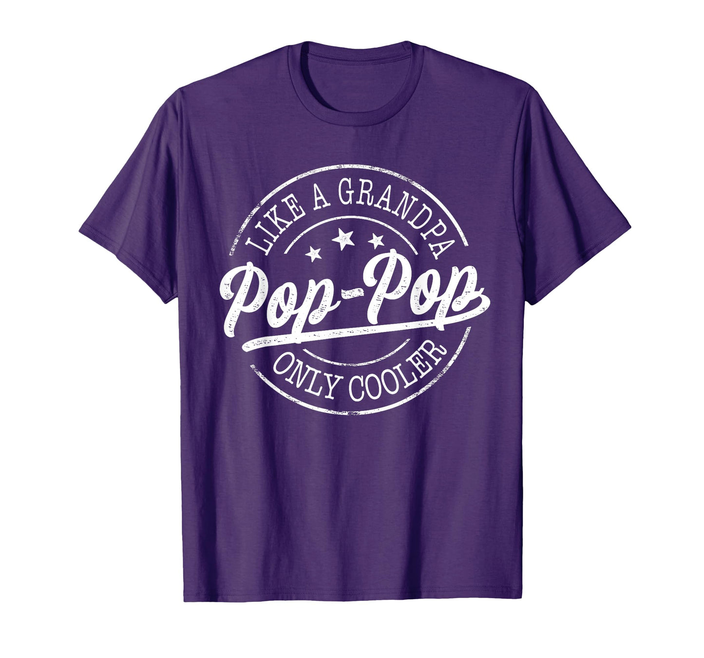 Pop-Pop Like a Grandpa Only Cooler Funny PopPop Father's Day T-Shirt