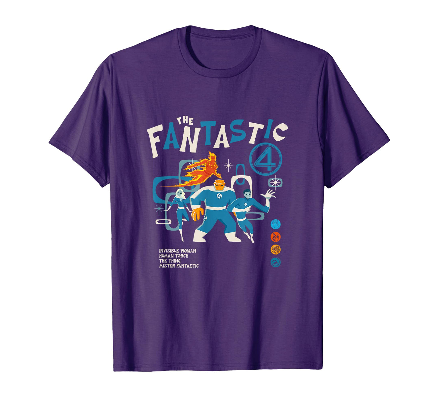 Marvel The Fantastic Four: First Steps Vintage Super Heroes T-Shirt