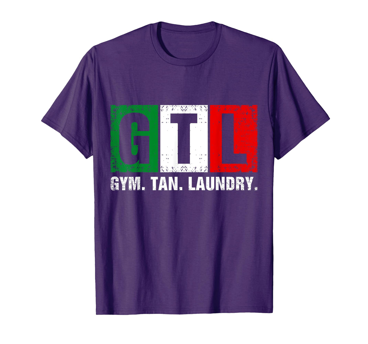 GTL Gym Tan Laundry Italian Flag T-Shirt