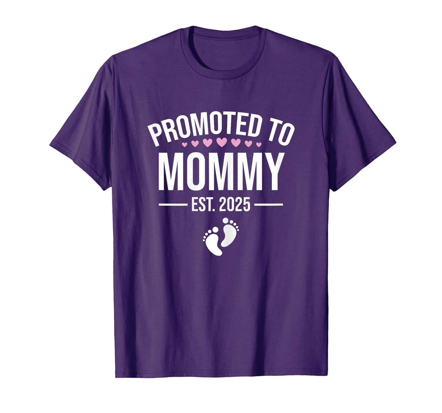 Birth Gift Co. 1st Time Mom EST 2025 New First Mommy 2025 Black X-Small Classic Straight Imported Cotton 60% Polyester 40% Short Sleeve T-Shirt