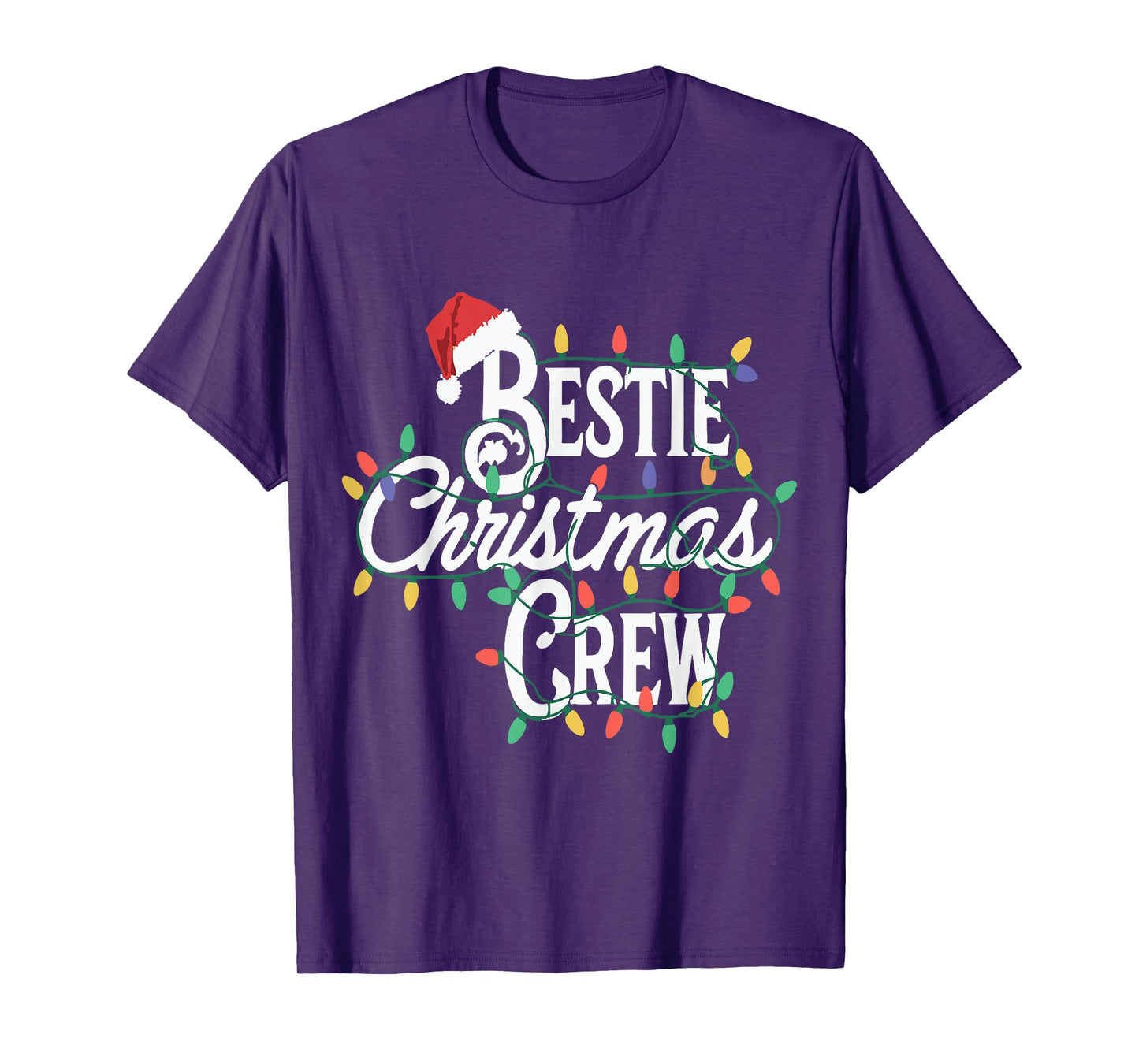 Bestie Christmas Crew Funny Best Friend matching friends T-Shirt