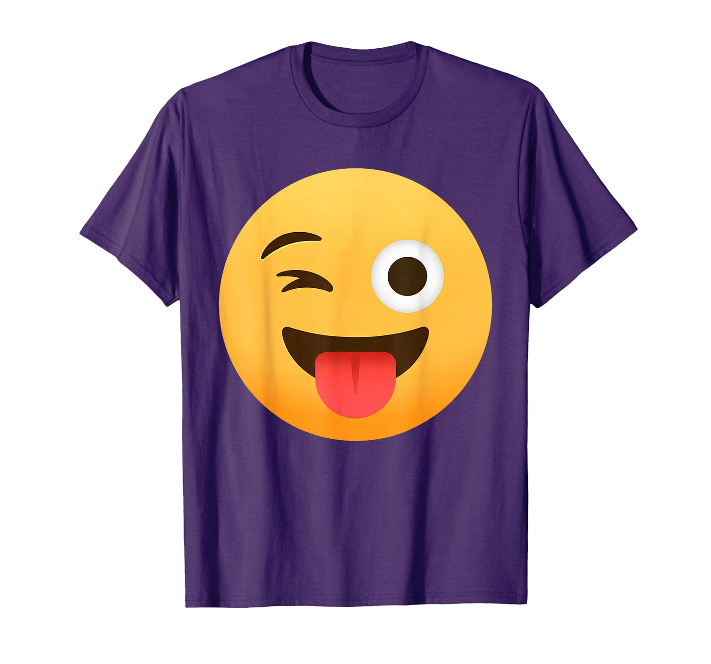 Funny Emoticon Winking Face Stuck-Out Tongue Winking Eye T-Shirt