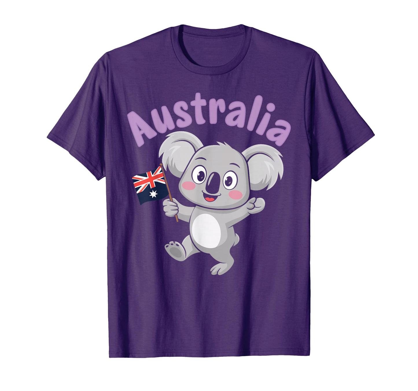 Australia Day Toddler Funny Koala Australian Flag T-Shirt
