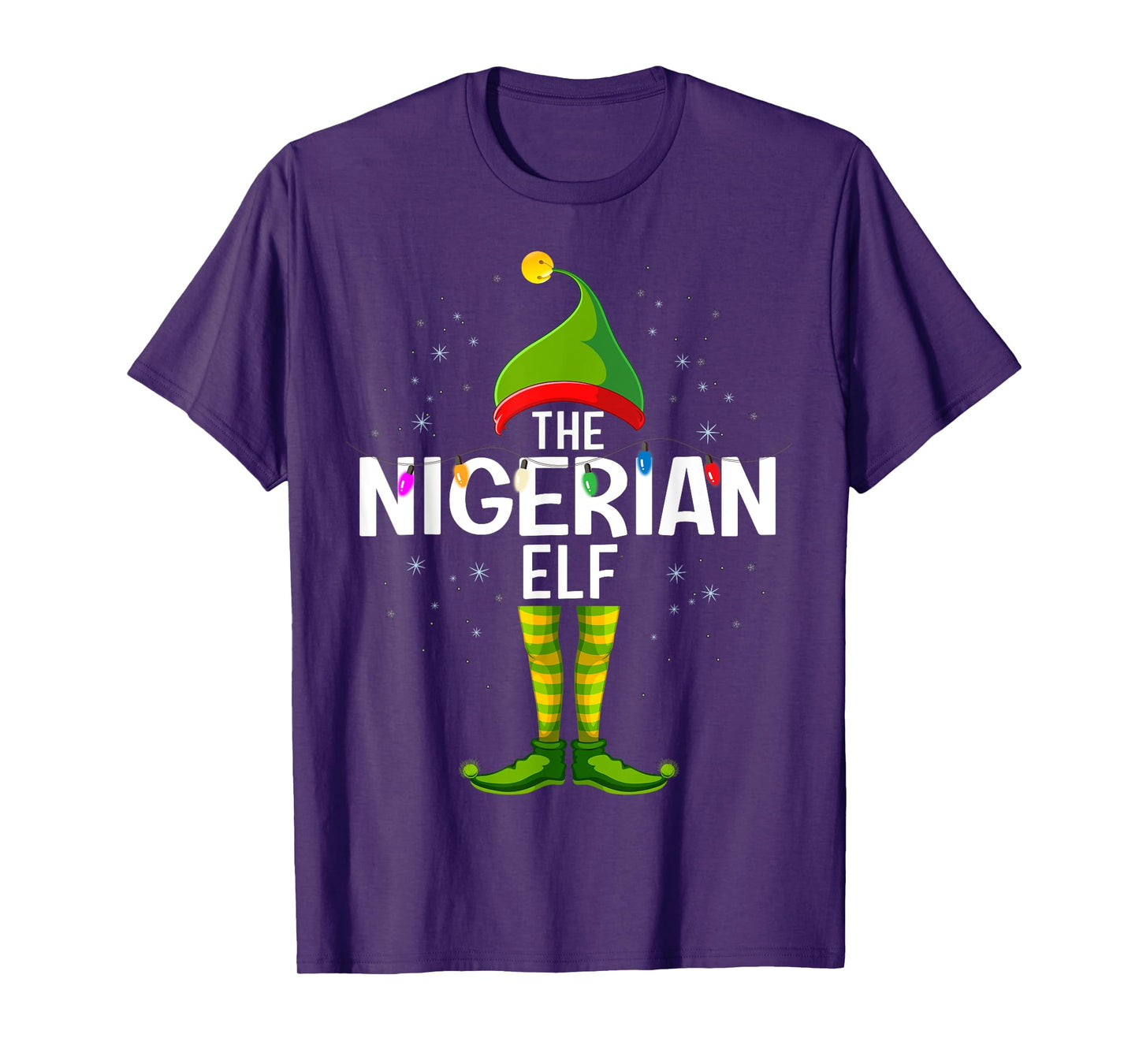 The Nigerian Elf Christmas Group Family Pajama T-Shirt
