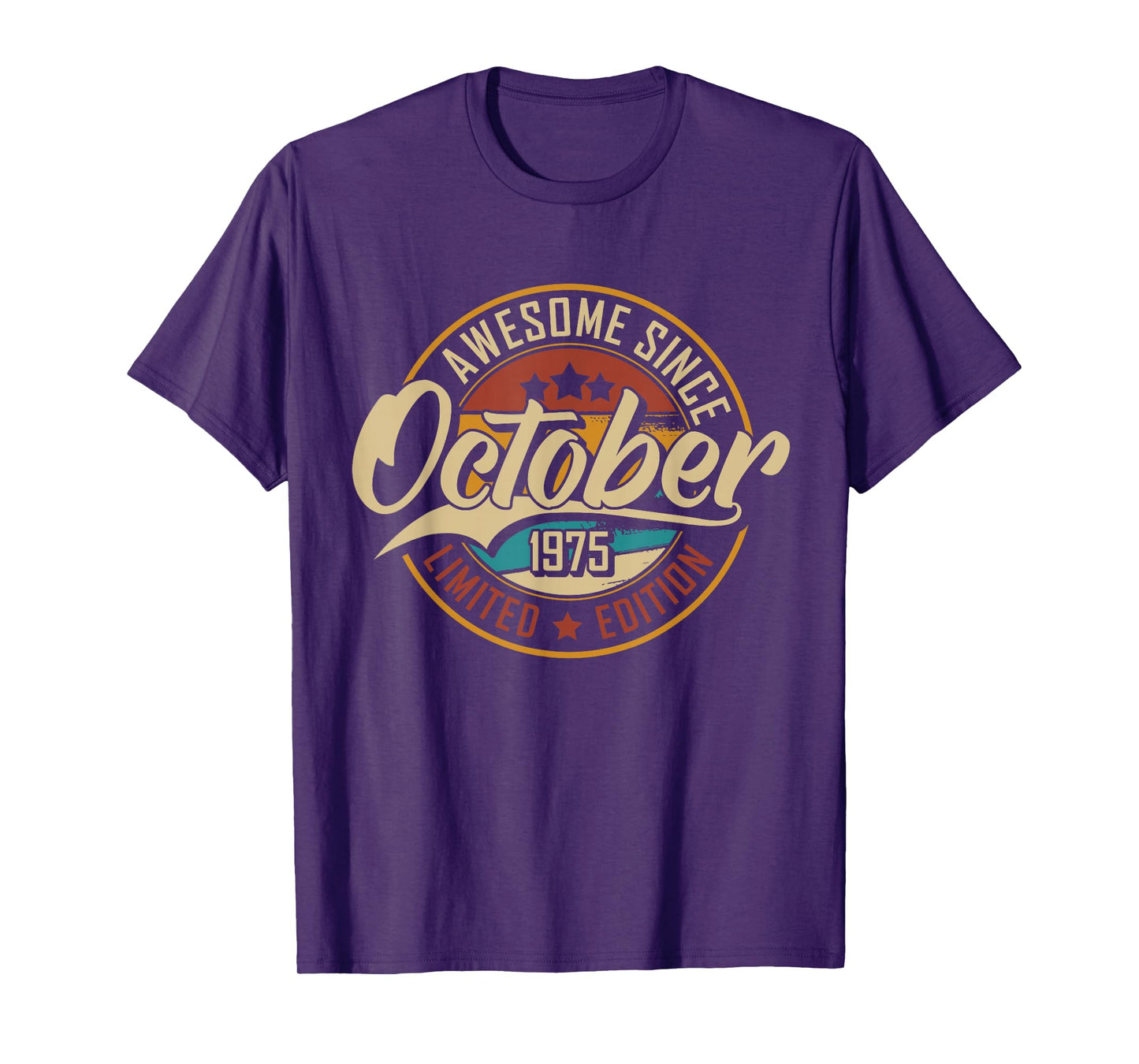 Awesome Since October 1975 | 50 Years Old | 50th Birthday T-Shirt
