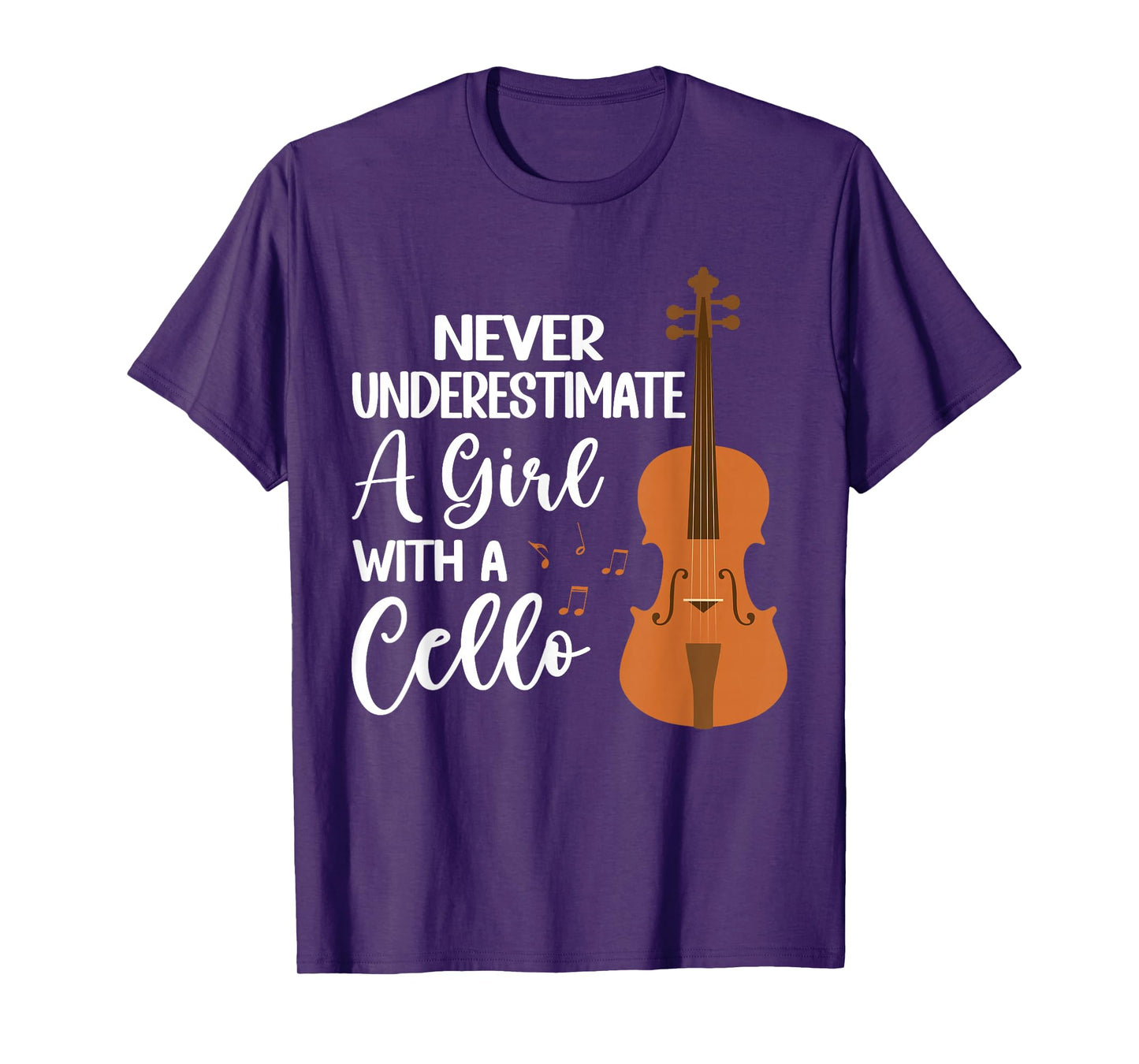 Funny Cello Art For Girls Women Kids Youth Cello Players T-Shirt