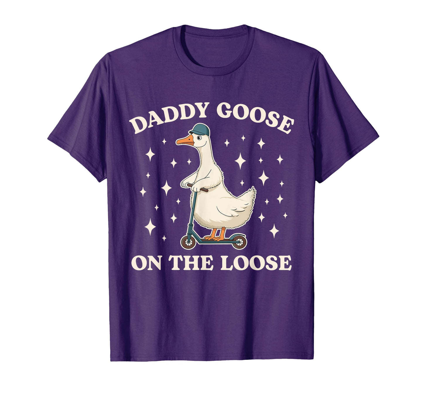 Daddy Goose On The Loose Matching Family Baby Annoucement T-Shirt