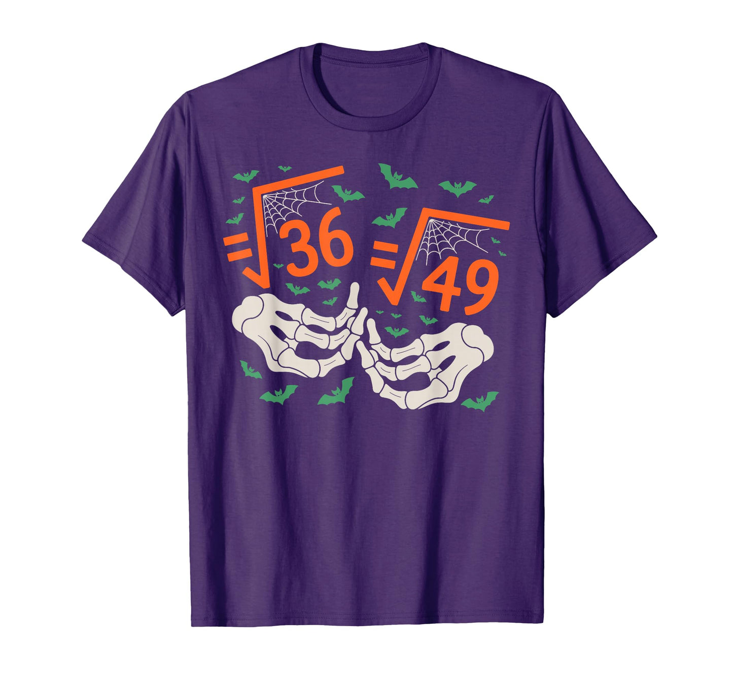 6 7 Halloween Math Square Root 67 Meme Gen Alpha Six Seven T-Shirt