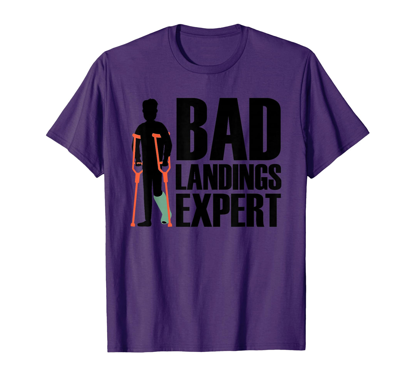 Cool Broken Leg Art For Men Women Foot Ankle Knee Broken Leg T-Shirt