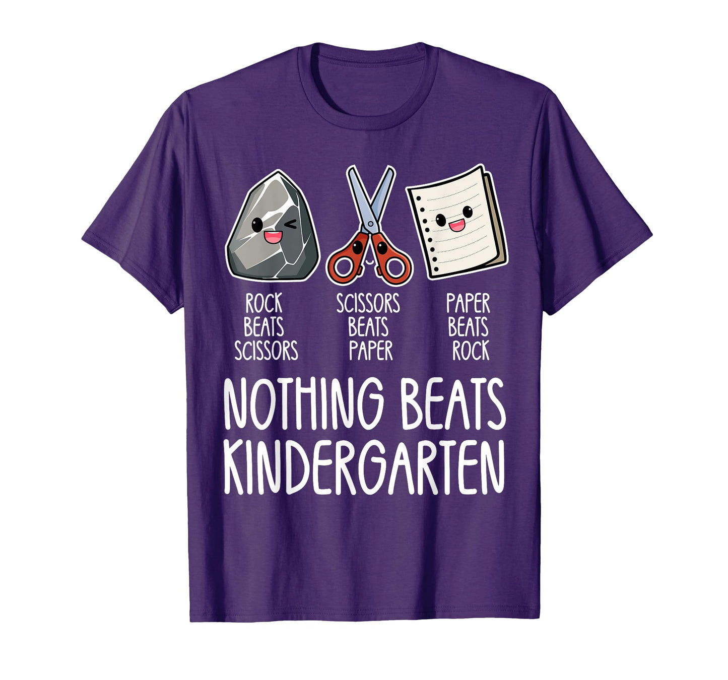 Nothing Beats Kindergarten Funny Back to School Kid Teacher T-Shirt