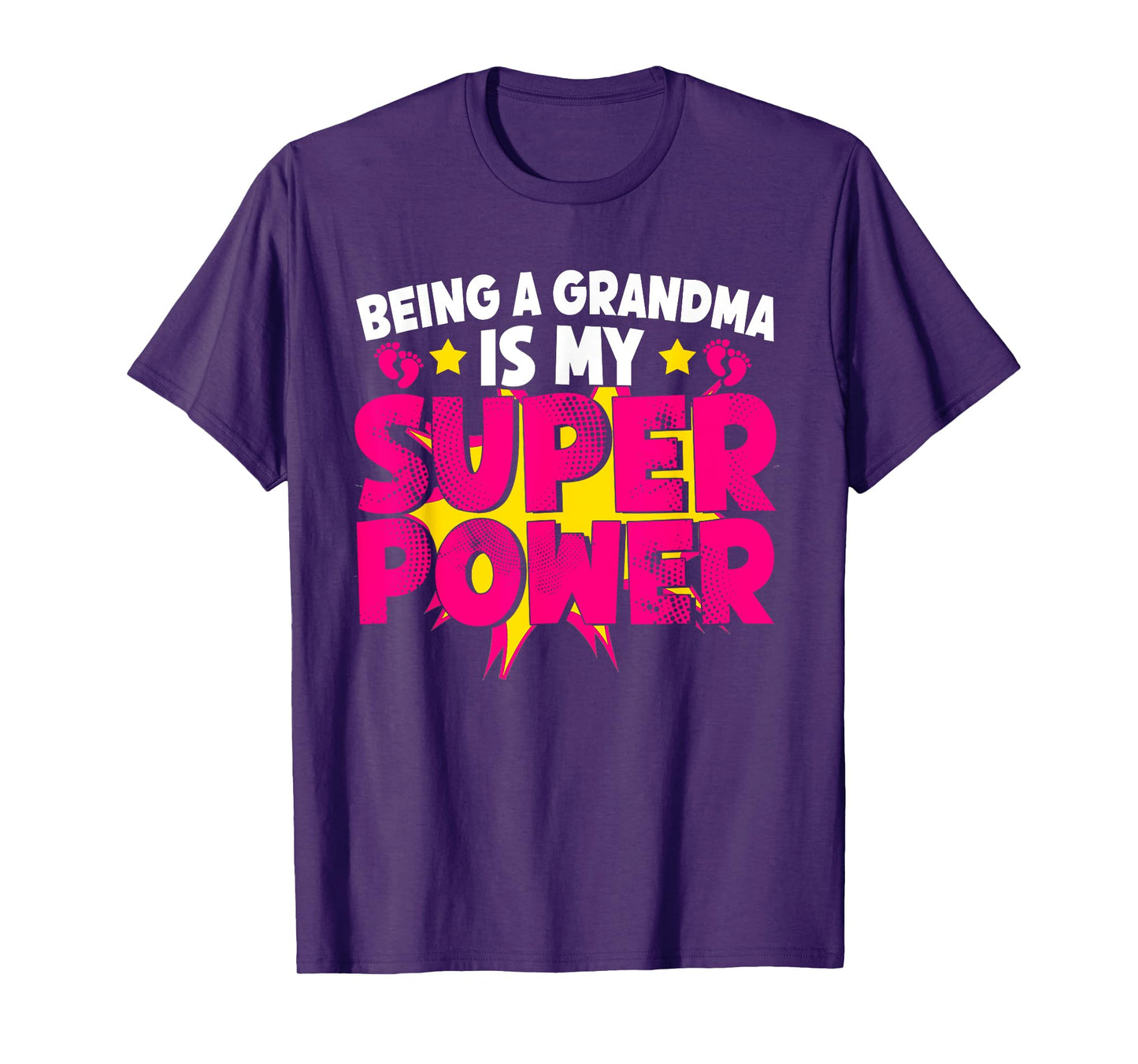 Being A Grandma is My Super Power Grandmom Jokes Granny T-Shirt