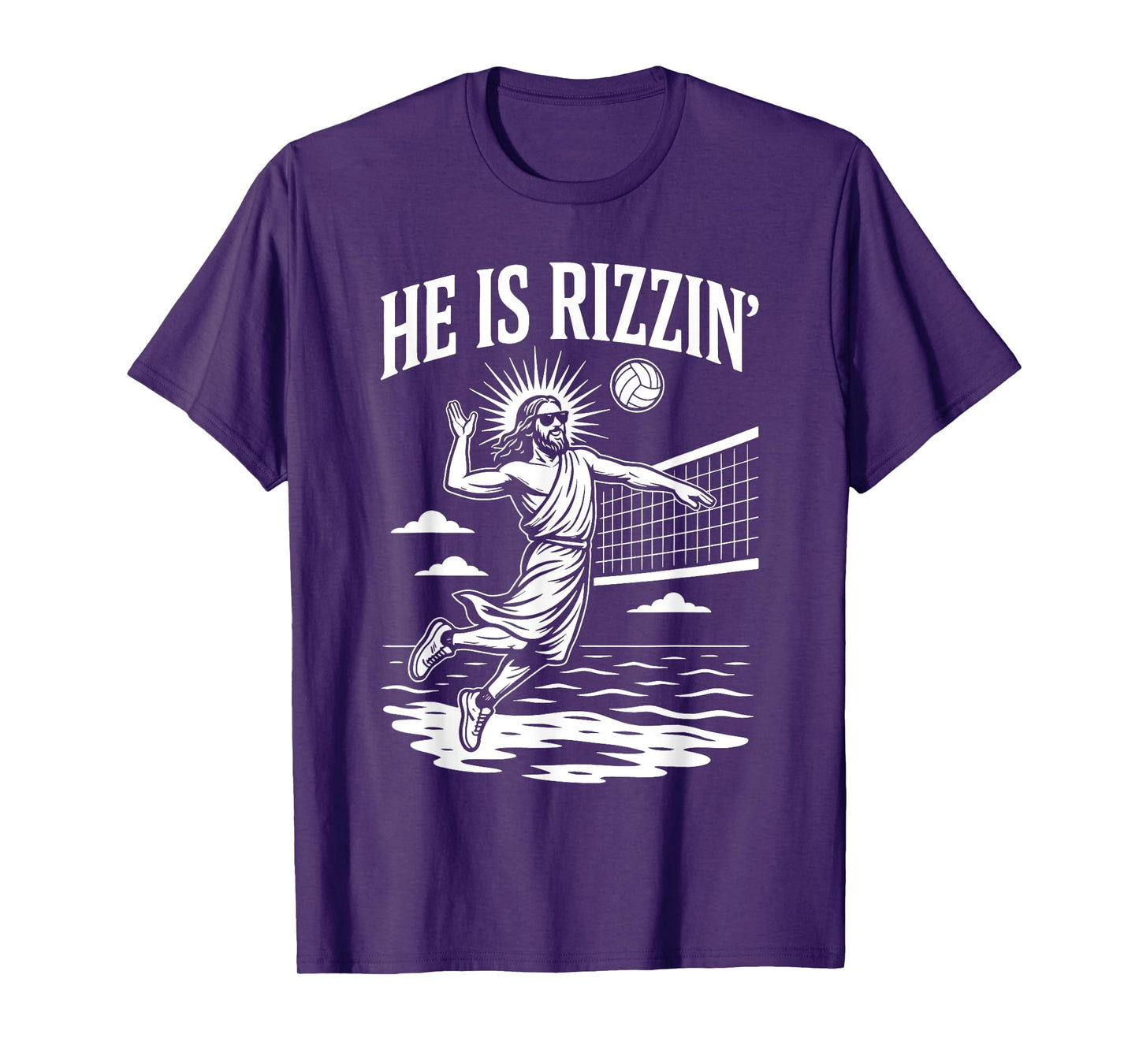 He Is Rizzin Funny Volleyball Meme Rizz T-Shirt