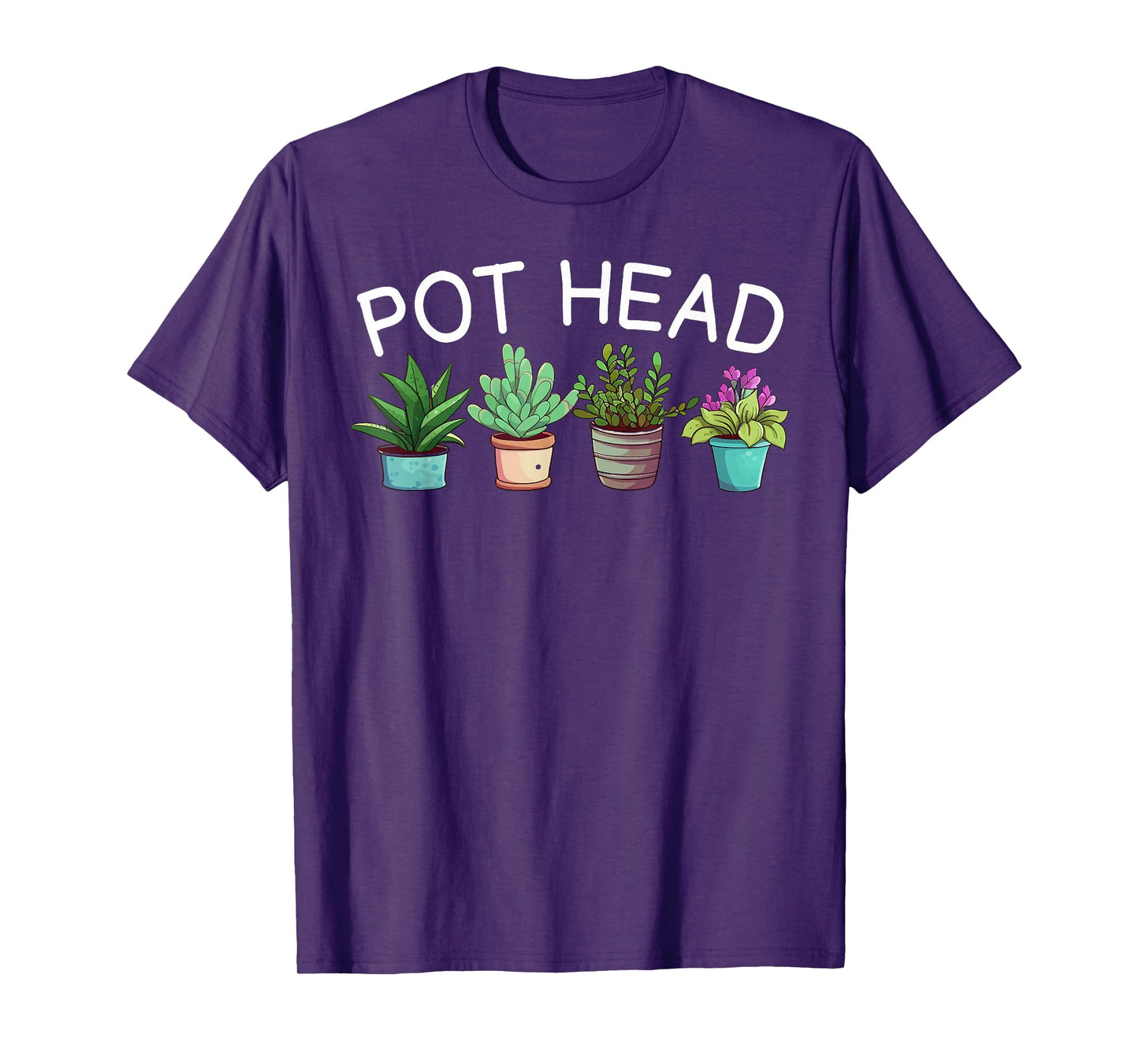 Pot-head T-Shirt Funny Gardening Plants T-Shirt