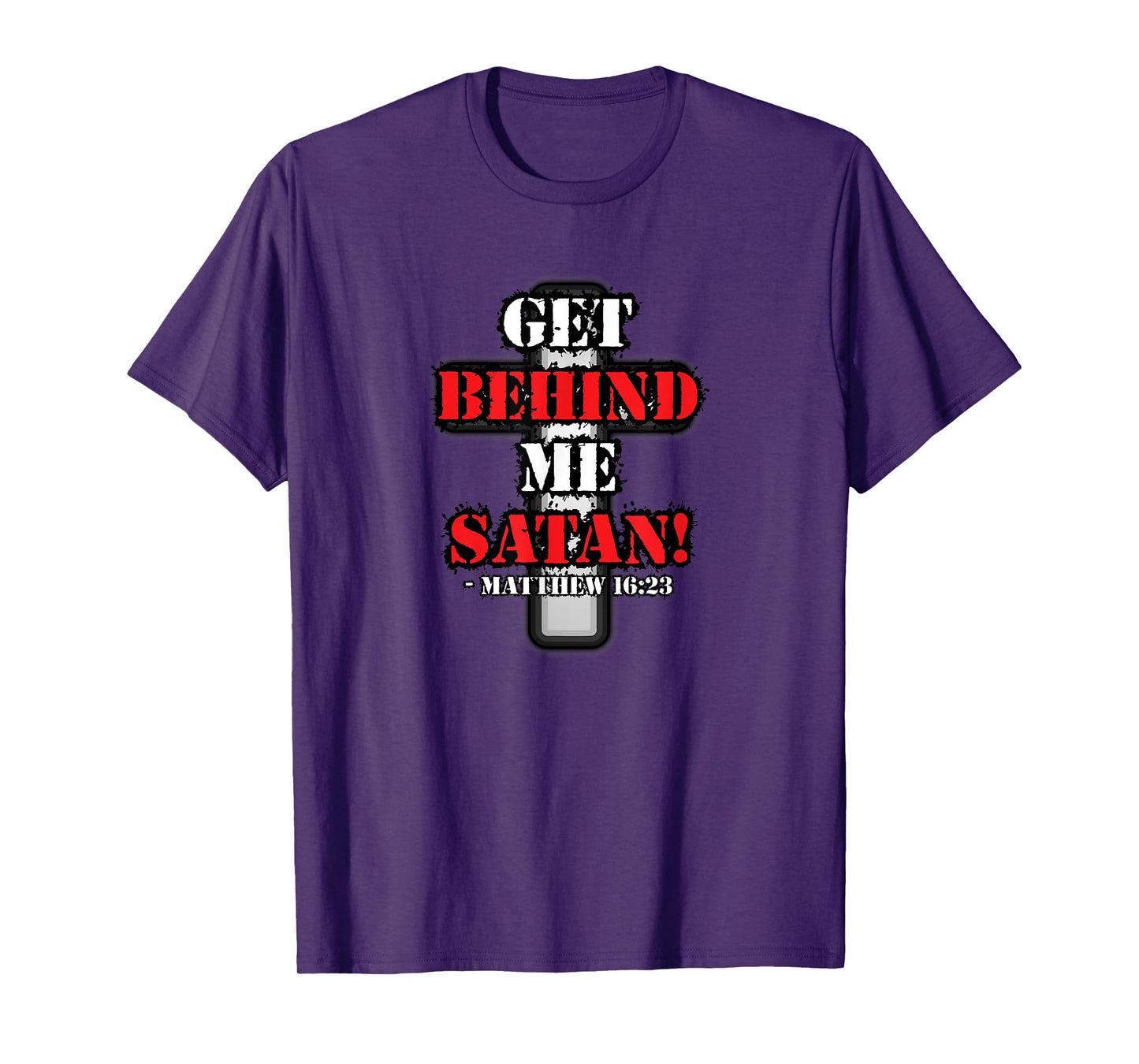 Buffalo Tees Get Behind Me Satan! Matthew 16:23 T-Shirt